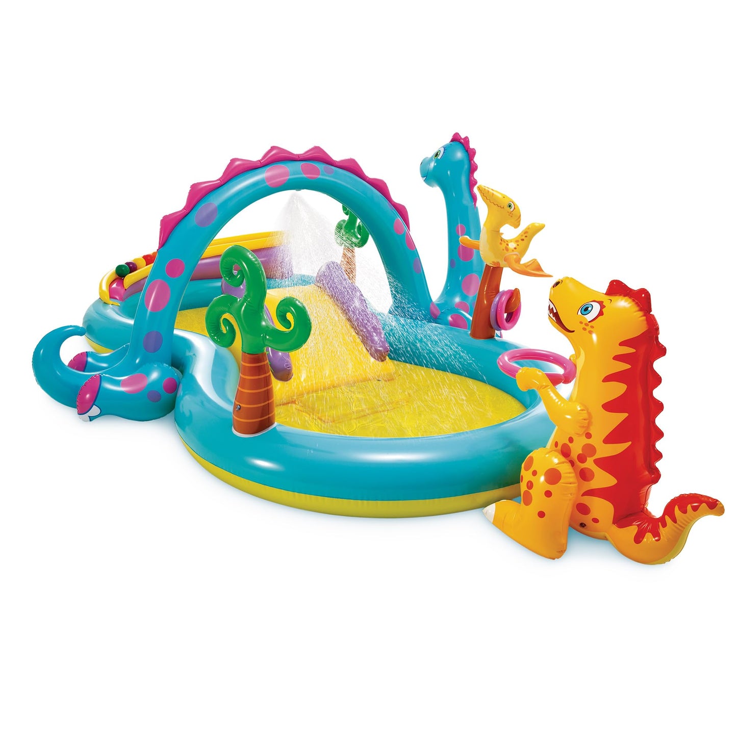 Intex Dinoland Inflatable Kiddie Pool 11' x 7.5'