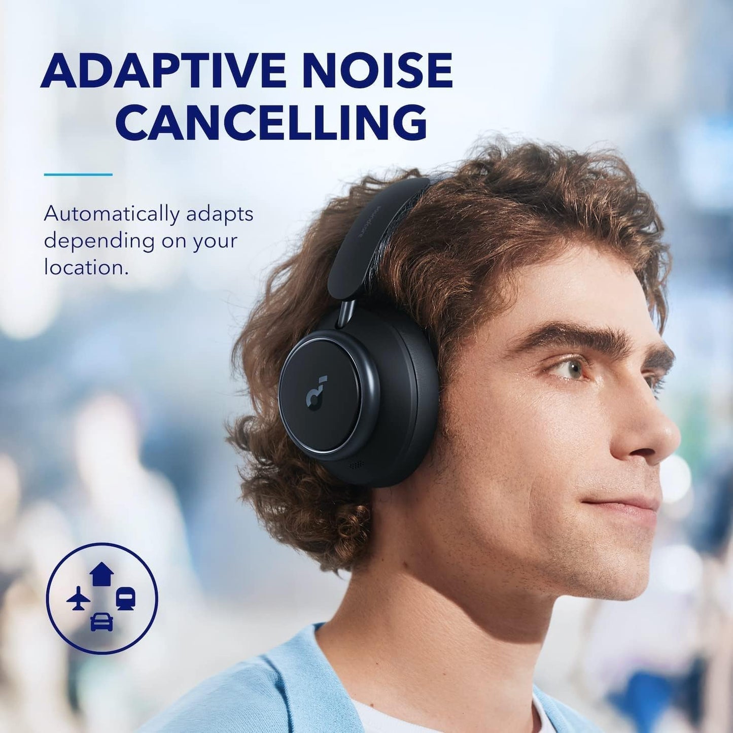 Soundcore Q45 Noise Cancelling Headphones, 50H Playtime