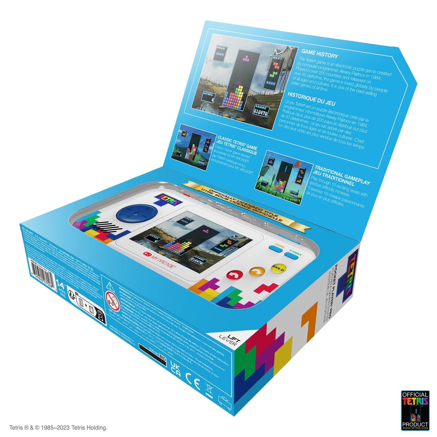 Tetris Pocket Player Pro Retro Game Console