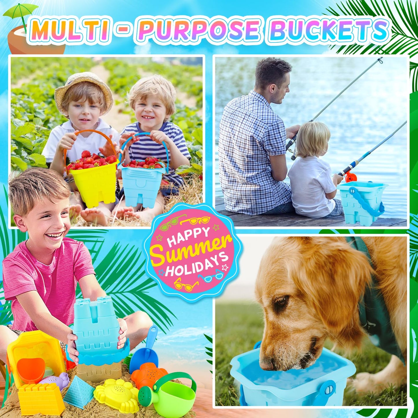 42 PCS Luucio Beach Toys Set for Kids