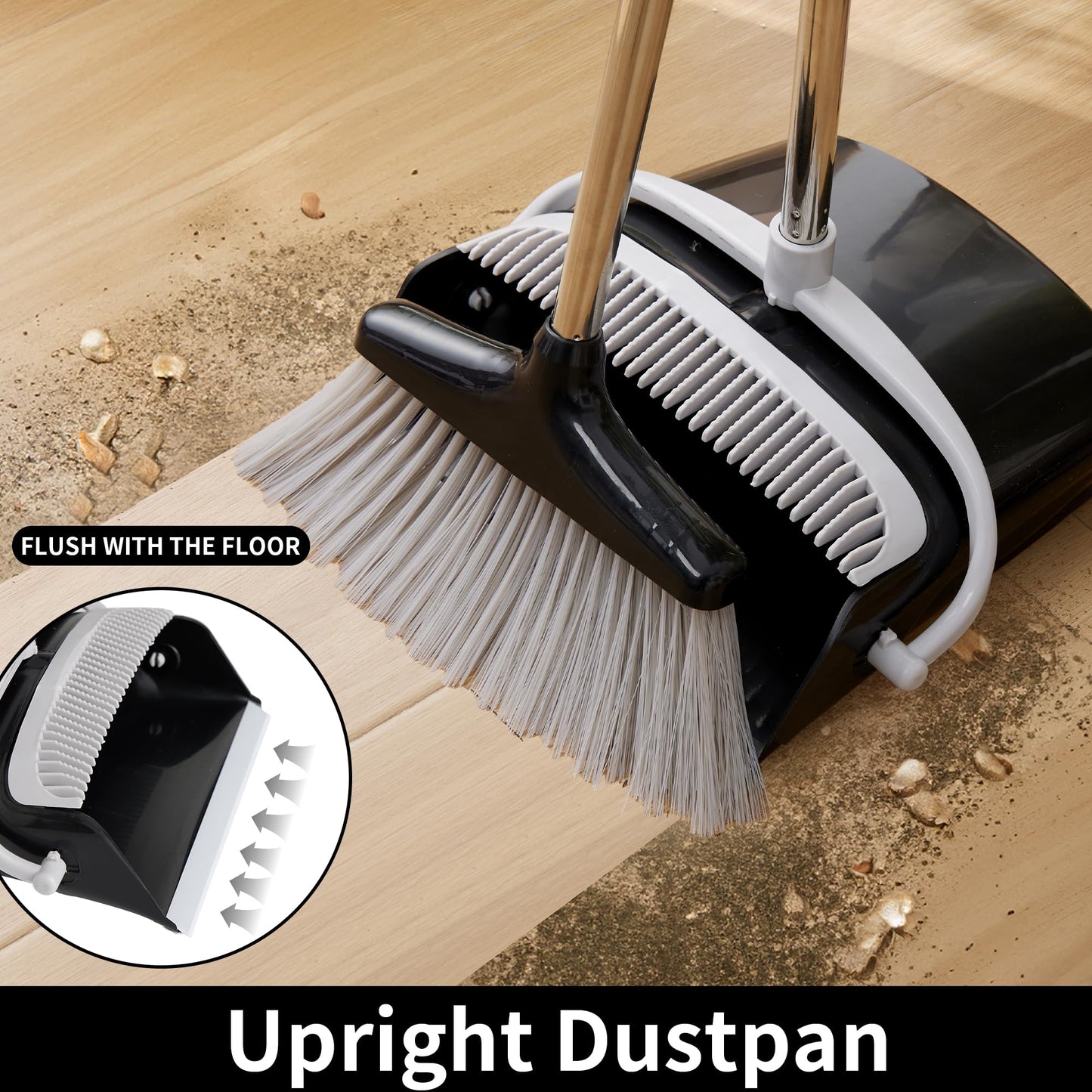 Lightweight Lobby Broom and Dustpan Set
