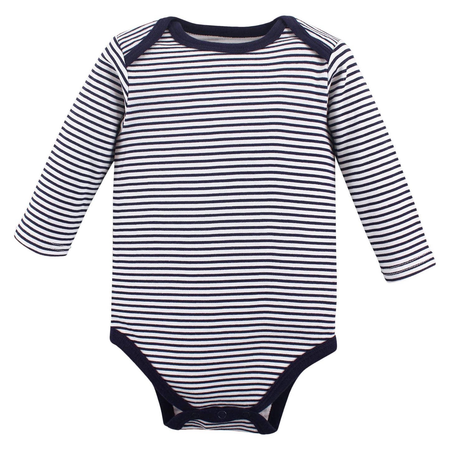 Hudson Baby Long-Sleeve Baby Bodysuit, Fire Truck