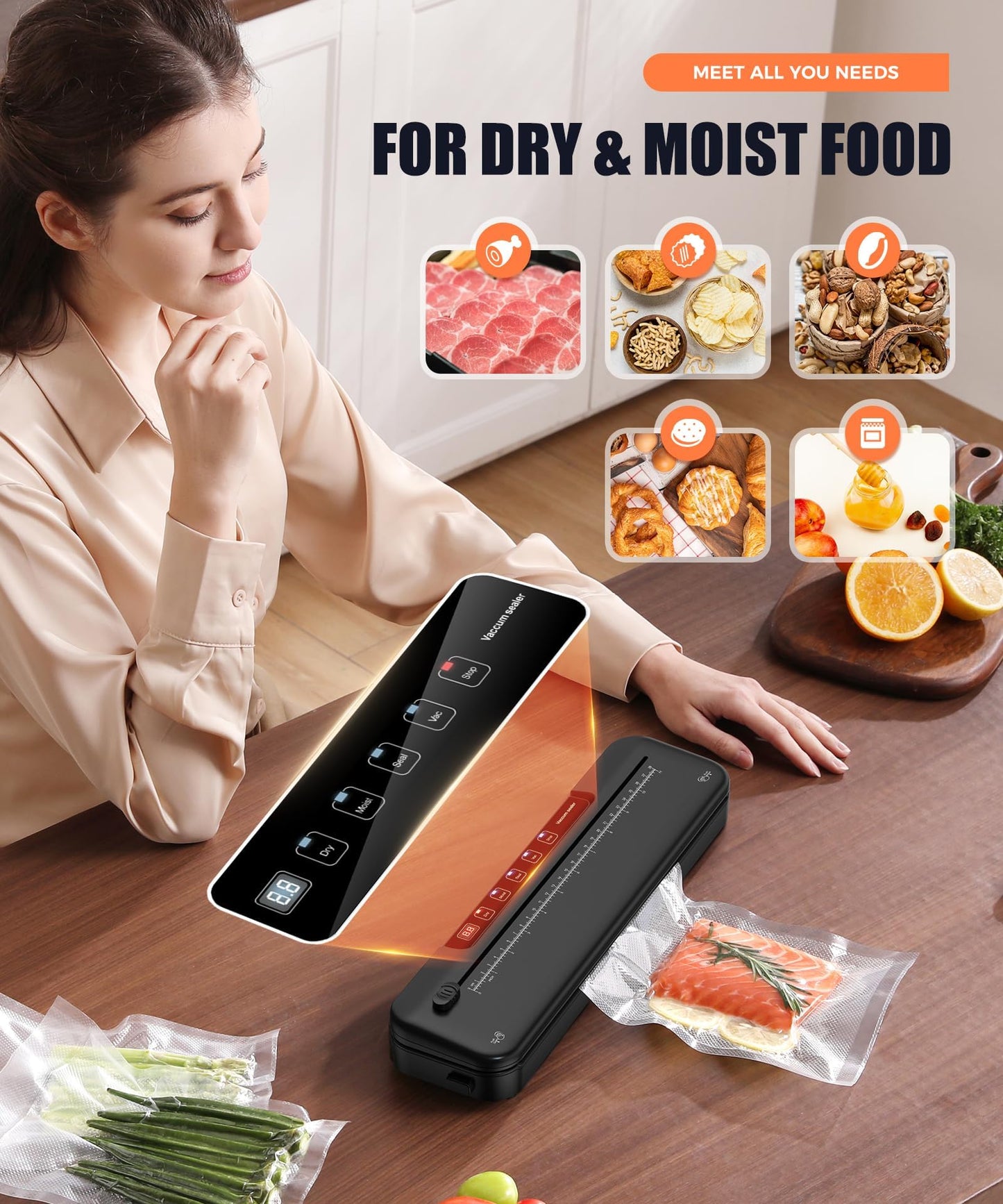 Vacuum Sealer Machine for Food Preservation