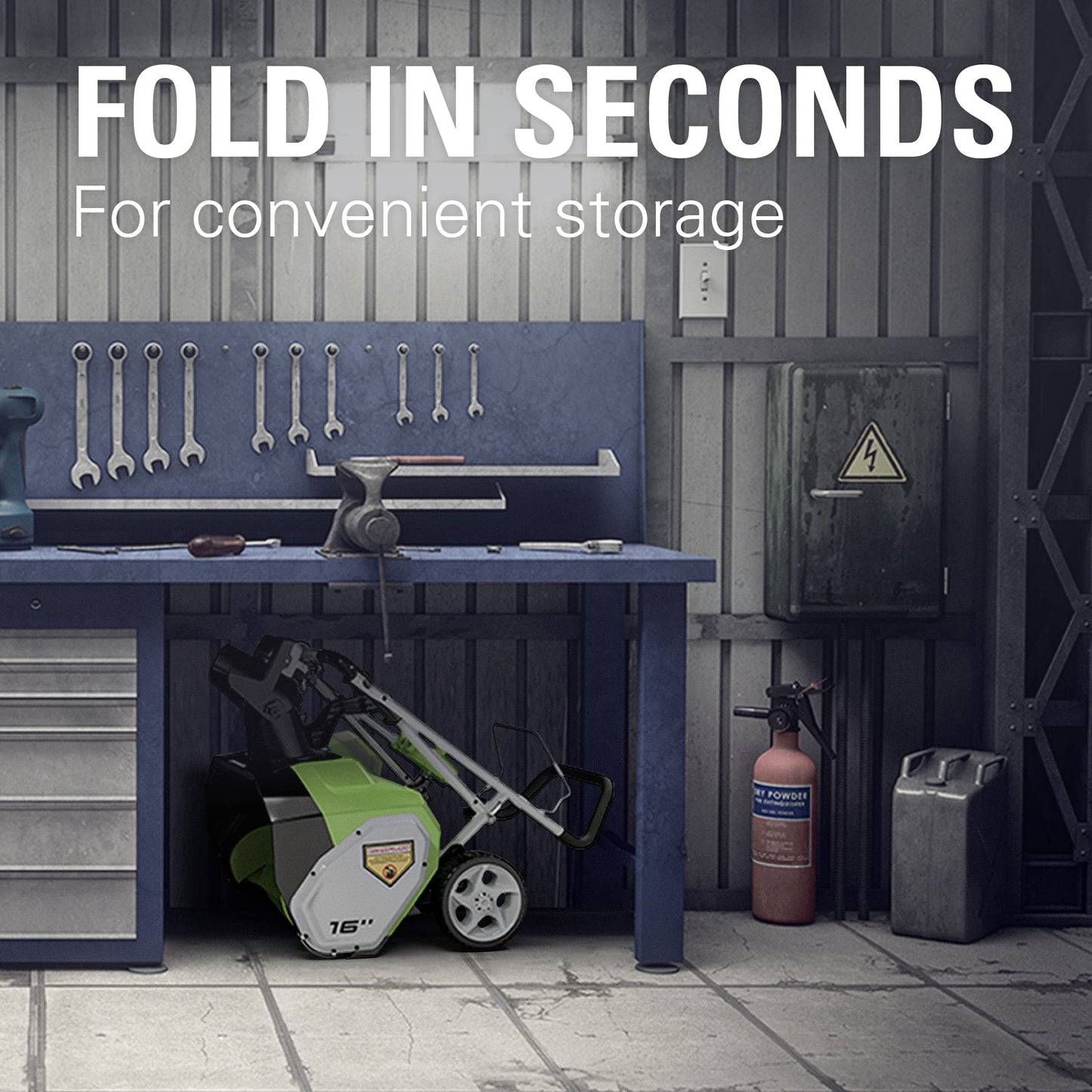 Greenworks 40V Cordless 16” Snow Blower