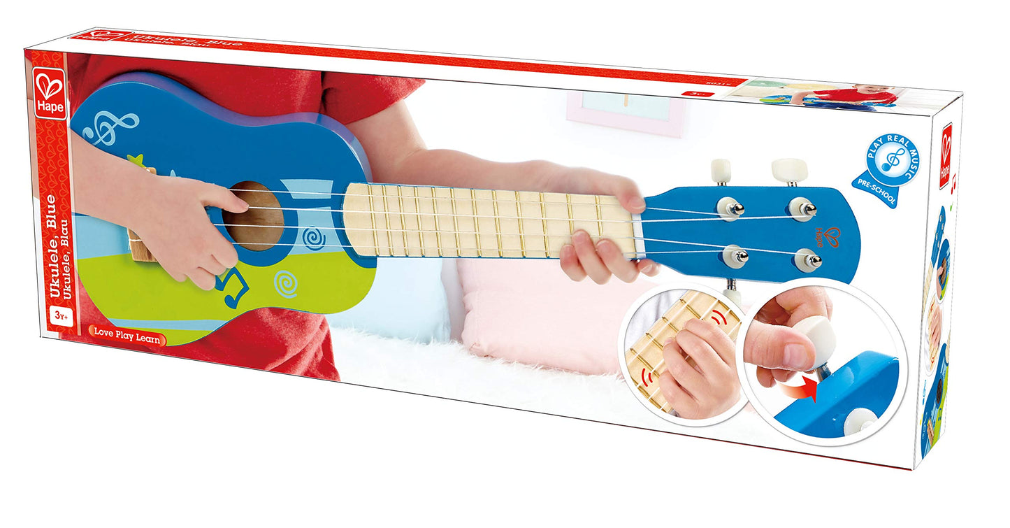 Hape 21-Inch Wooden Ukulele for Kids