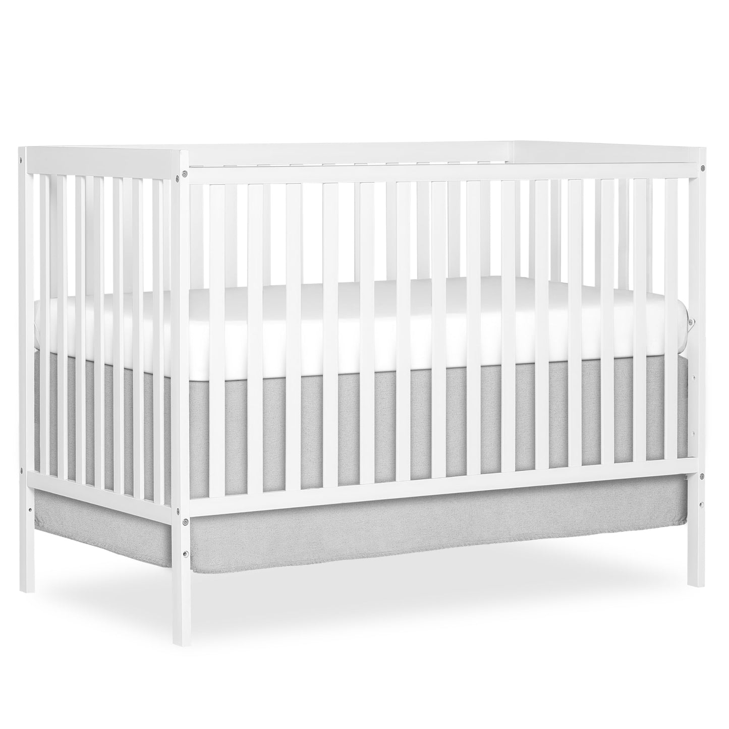 Dream On Me Synergy 5-In-1 Convertible Crib In White