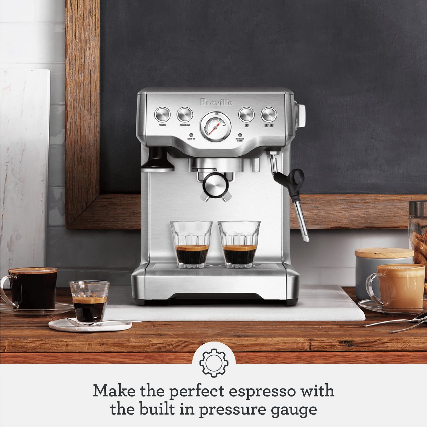 Breville Infuser Espresso Machine with Steam Wand