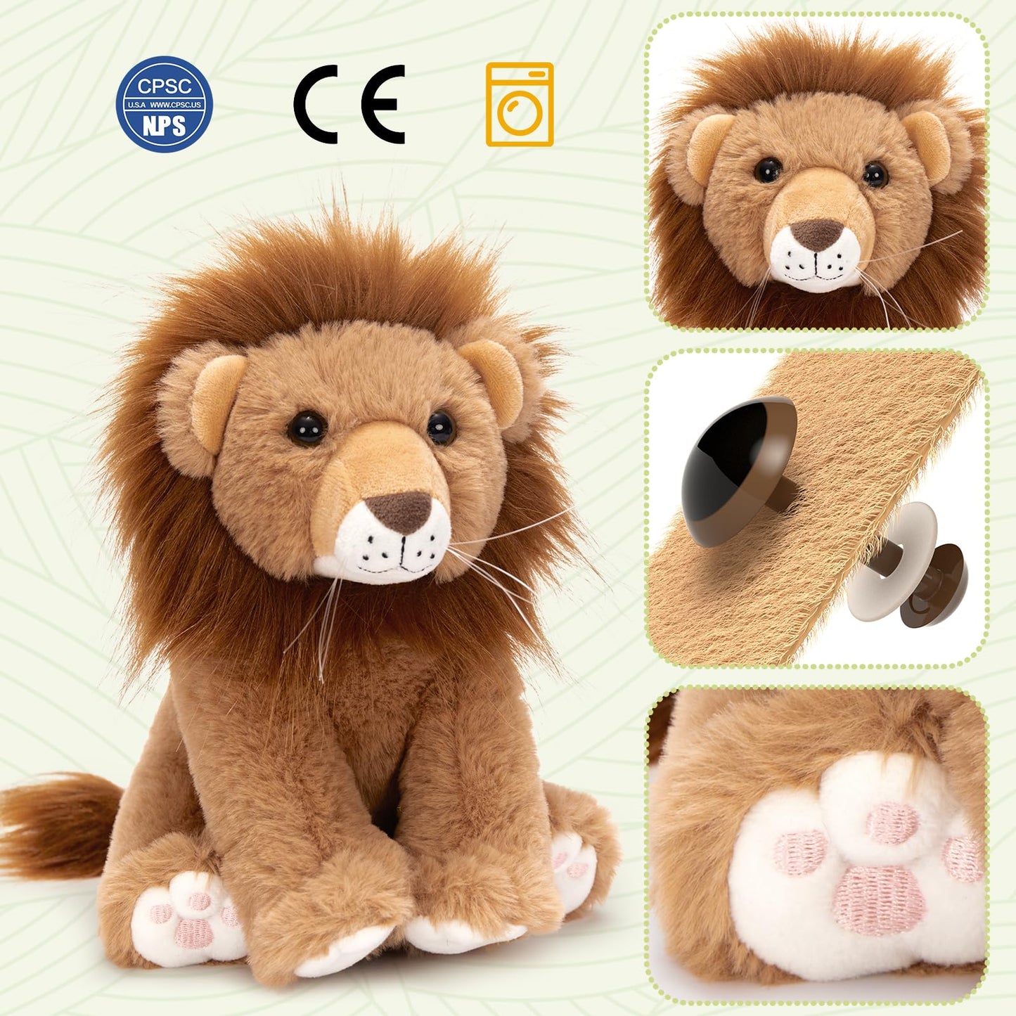 Jungle Stuffed Animals for Baby Shower Centerpieces