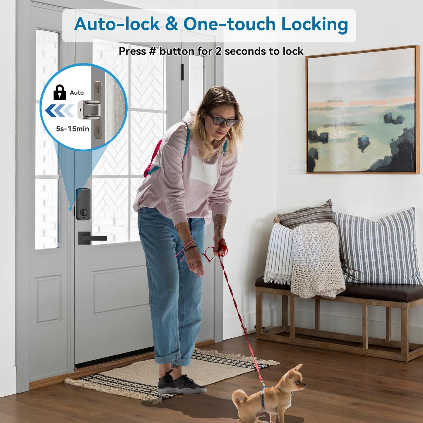 HARFO Keyless Fingerprint Smart Door Lock