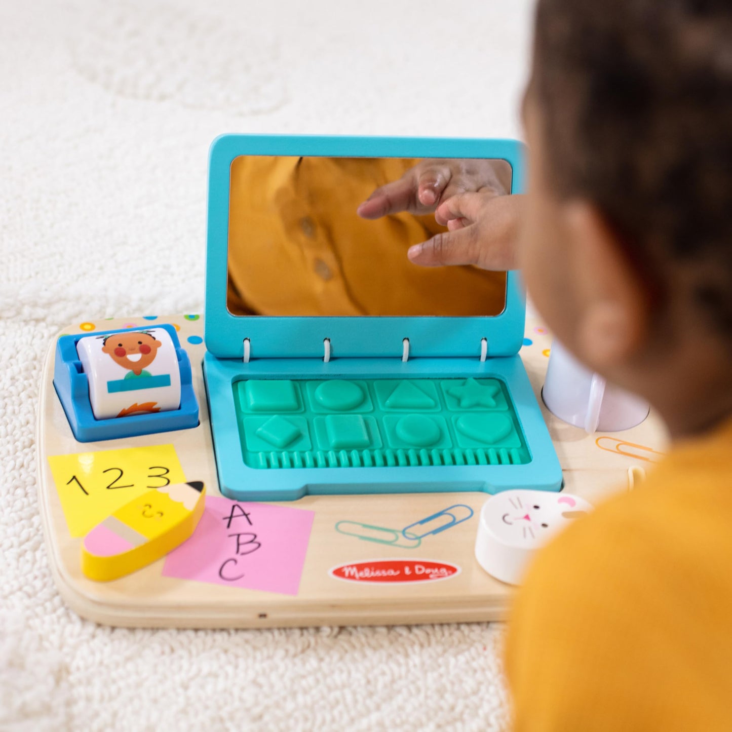 Melissa & Doug Sensory Activity Board for Toddlers