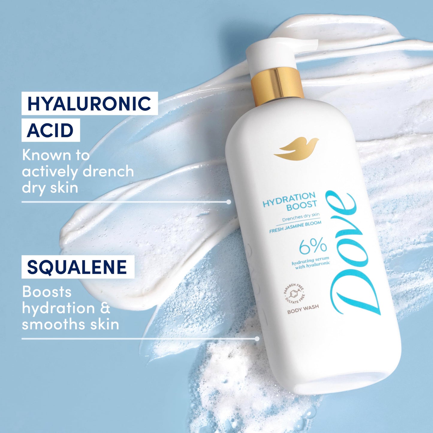 Dove Hydration Boost Body Wash with Hyaluronic Acid