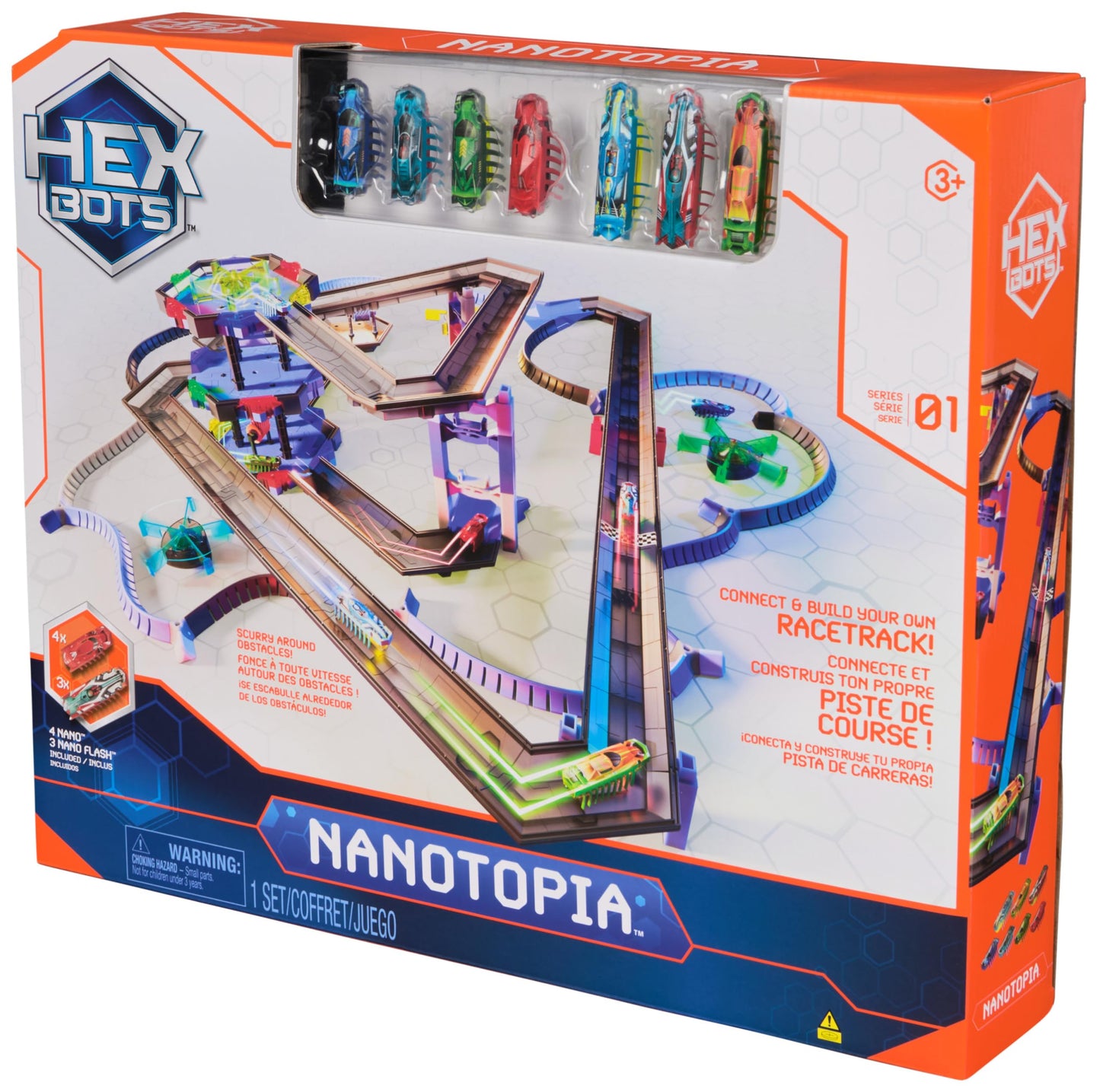 HEX BOTS Nanotopia Sensory Toy Playset for Kids