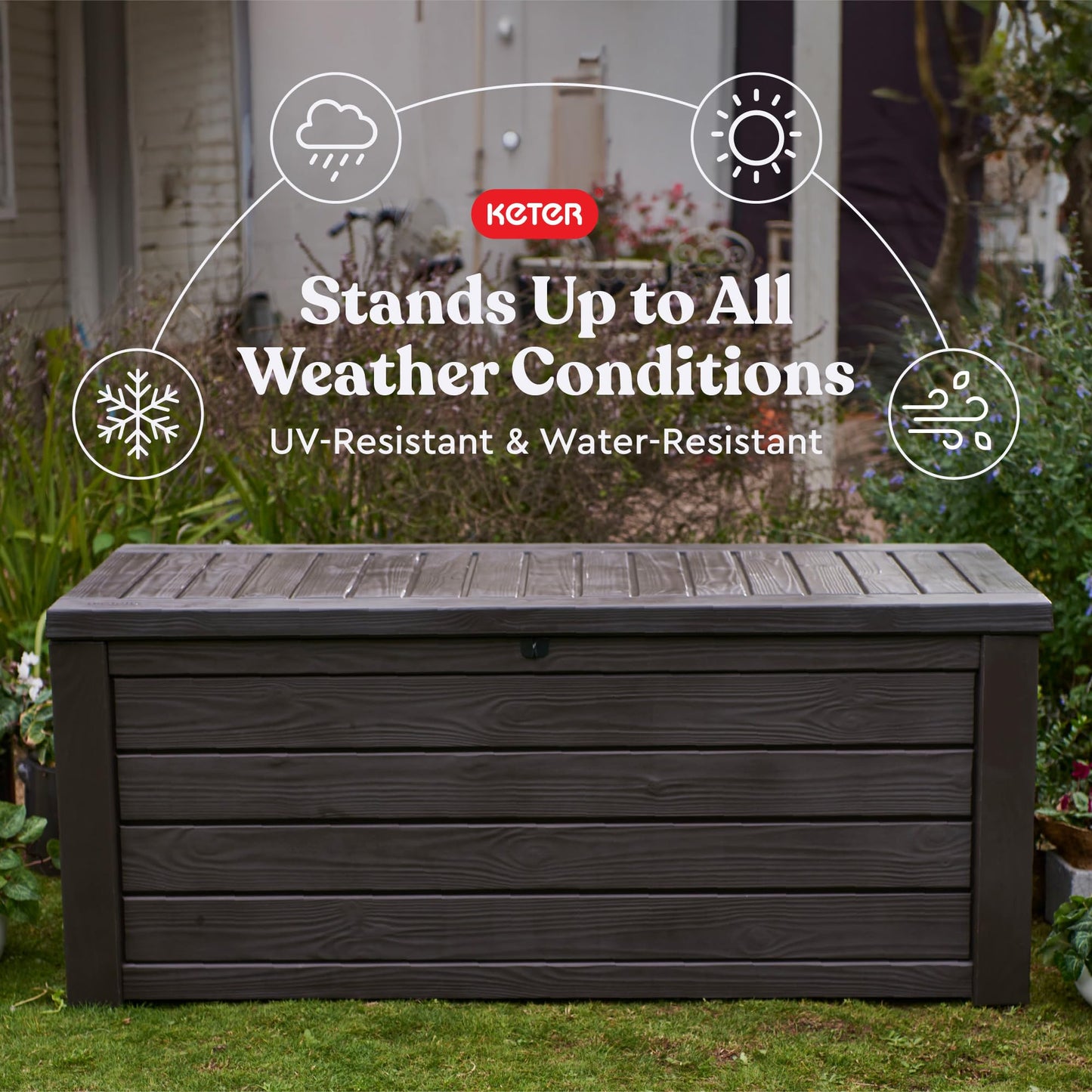 Keter 150 Gallon Outdoor Storage Deck Box