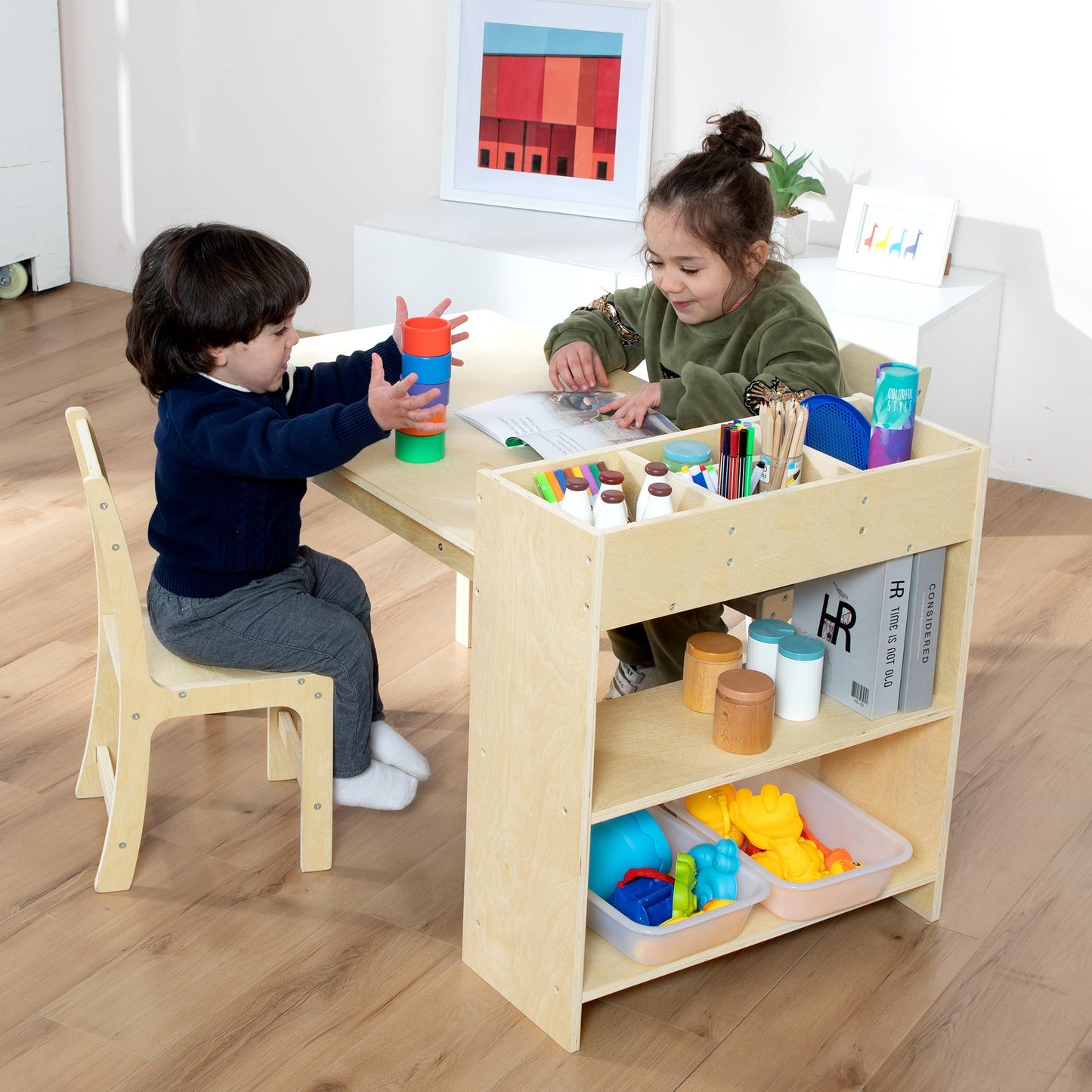 Kids Art Table and Chair Set by bbgroundgrm