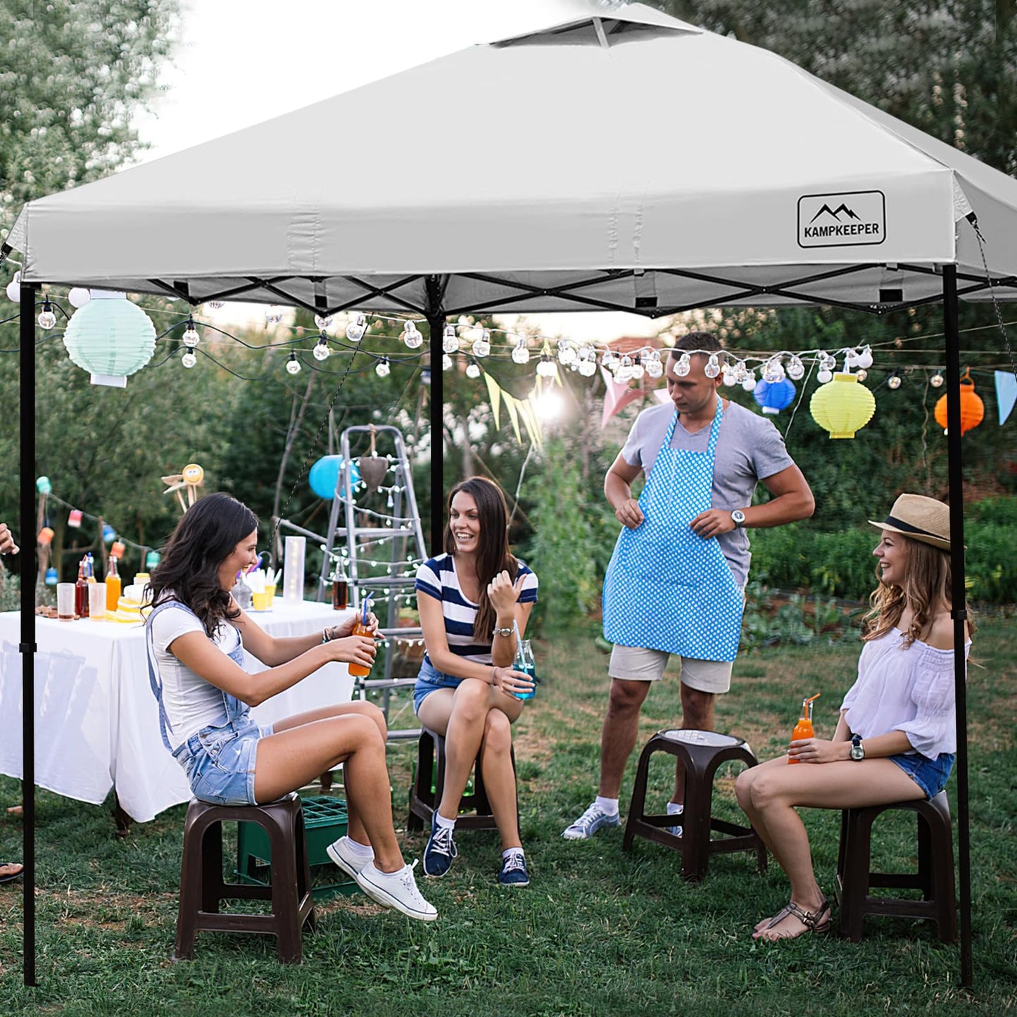 10x10 Pop Up Canopy Tent with Carry Bag