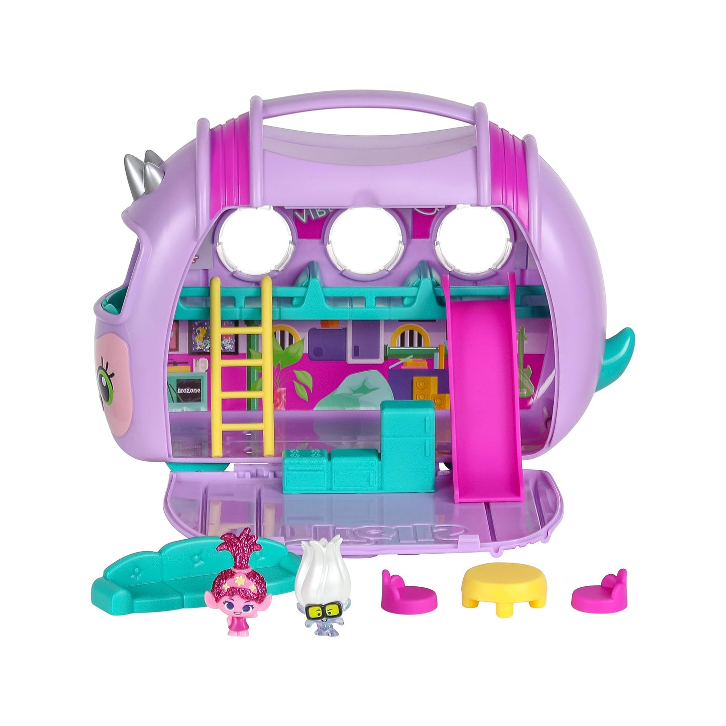 DREAMWORKS TROLLS 10 pc Mineez Playset with Case