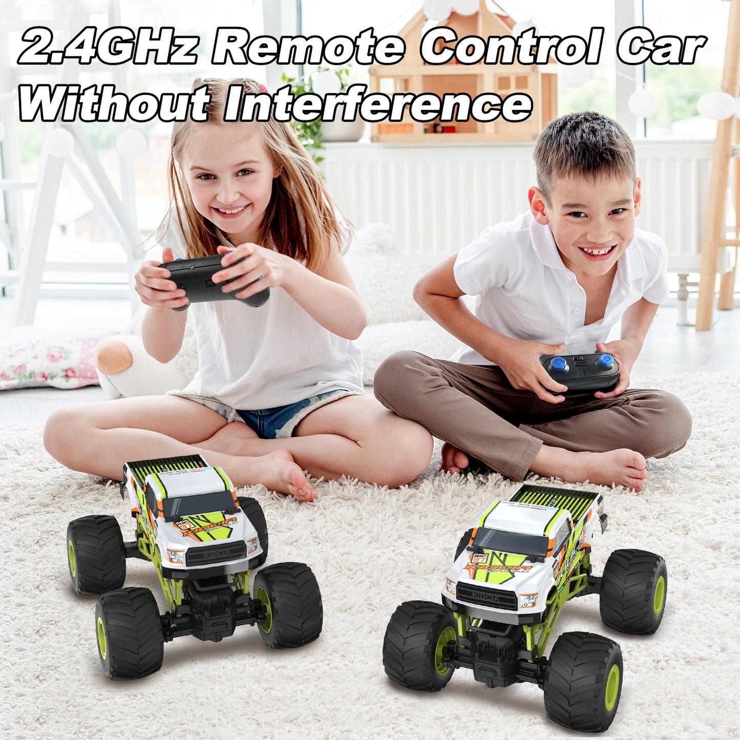 Remote Control Monster Truck for Kids 5-7