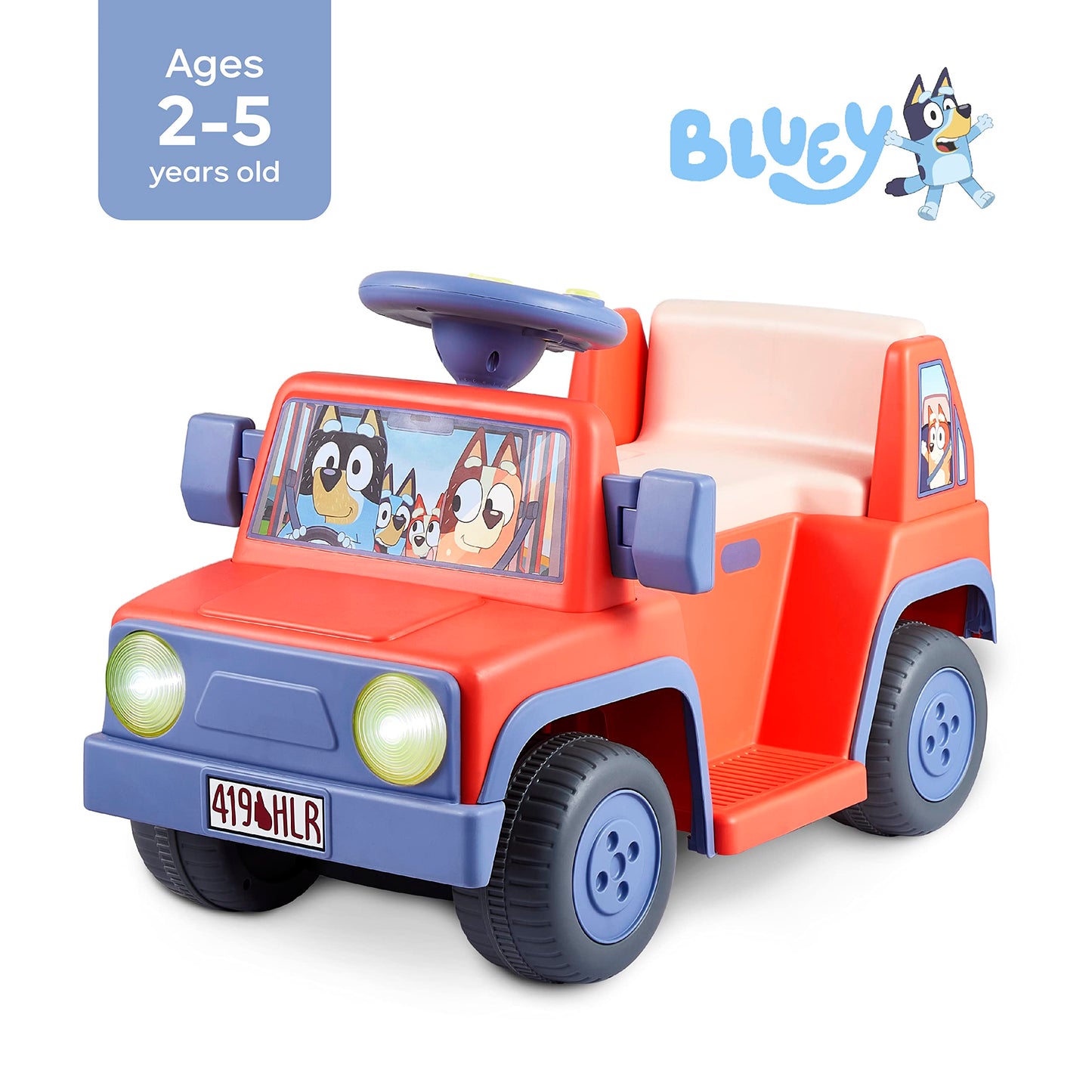 Bluey 6V Electric Ride On Car for Kids
