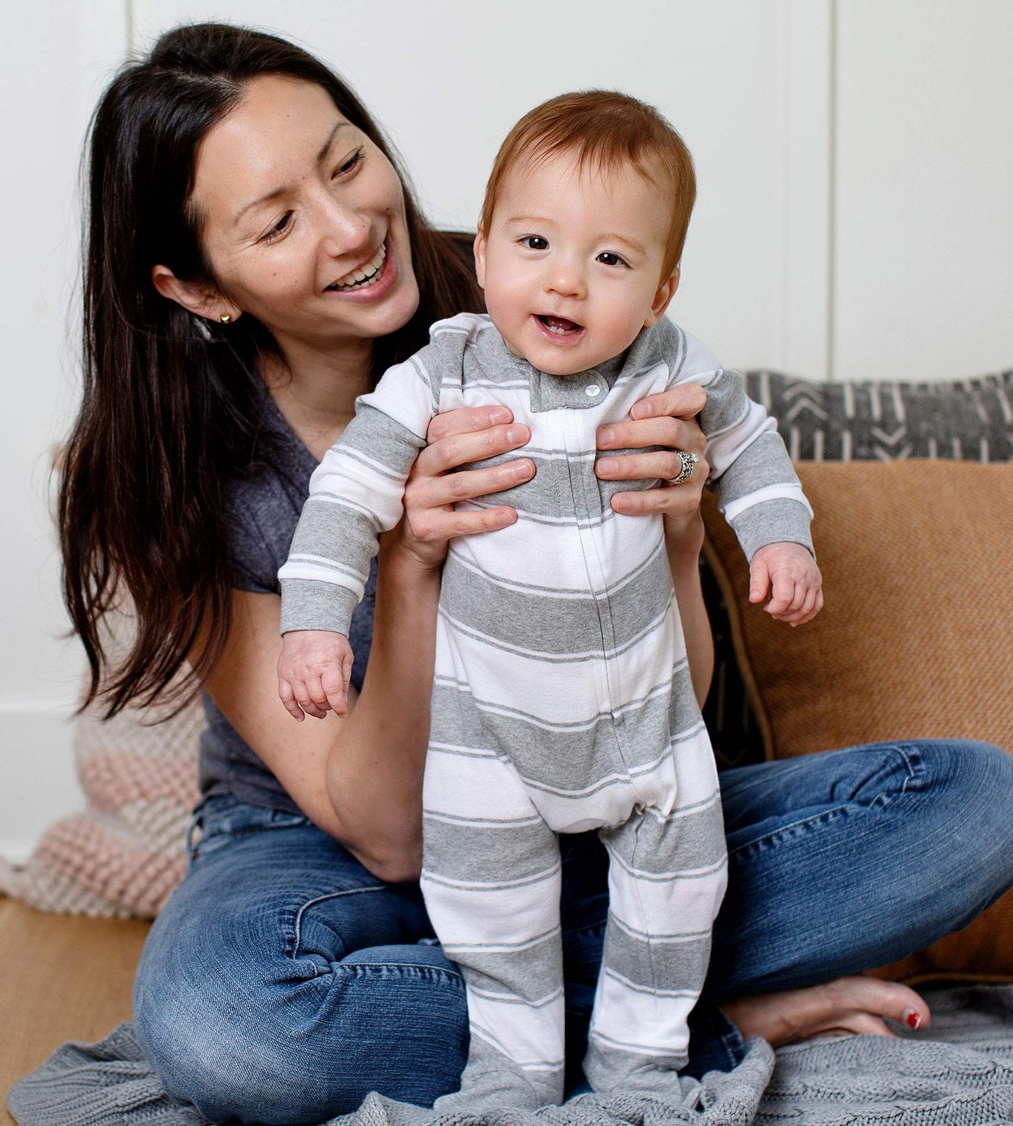 Burt's Bees Baby Organic Cotton Zip Romper
