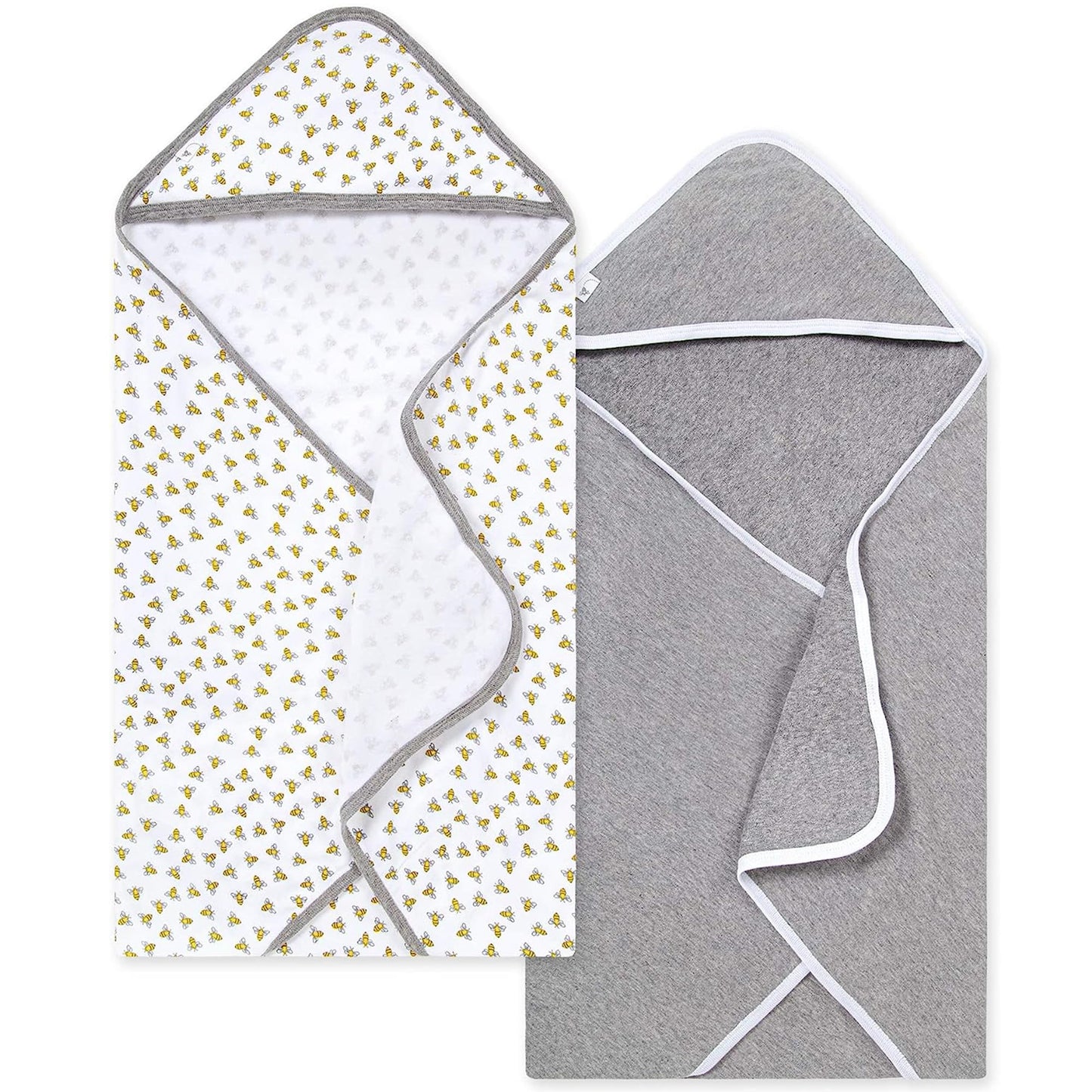 Burt's Bees Baby Organic Cotton Hooded Towels 2-Pack