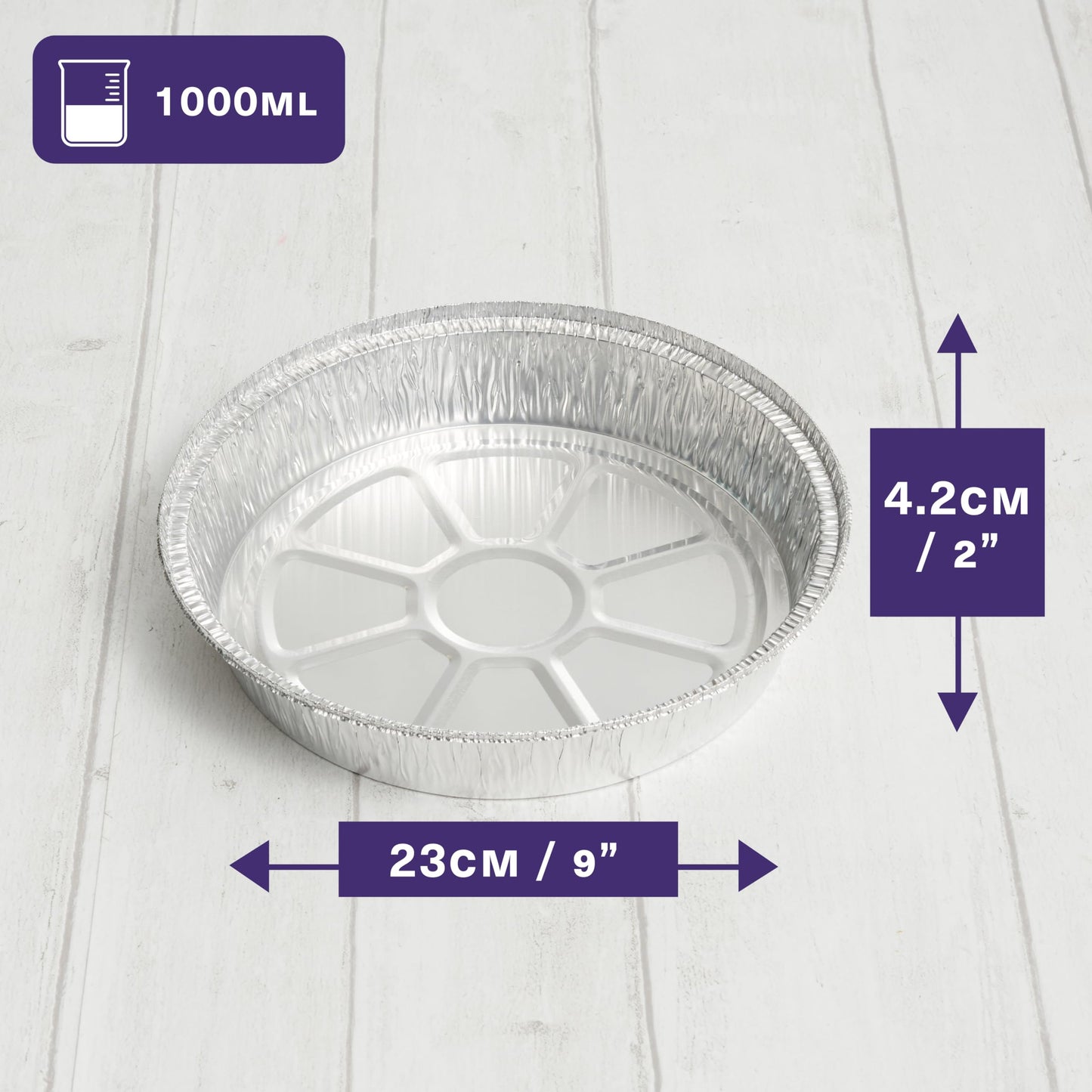 40 Pack MATANA Aluminum Pans with Lid