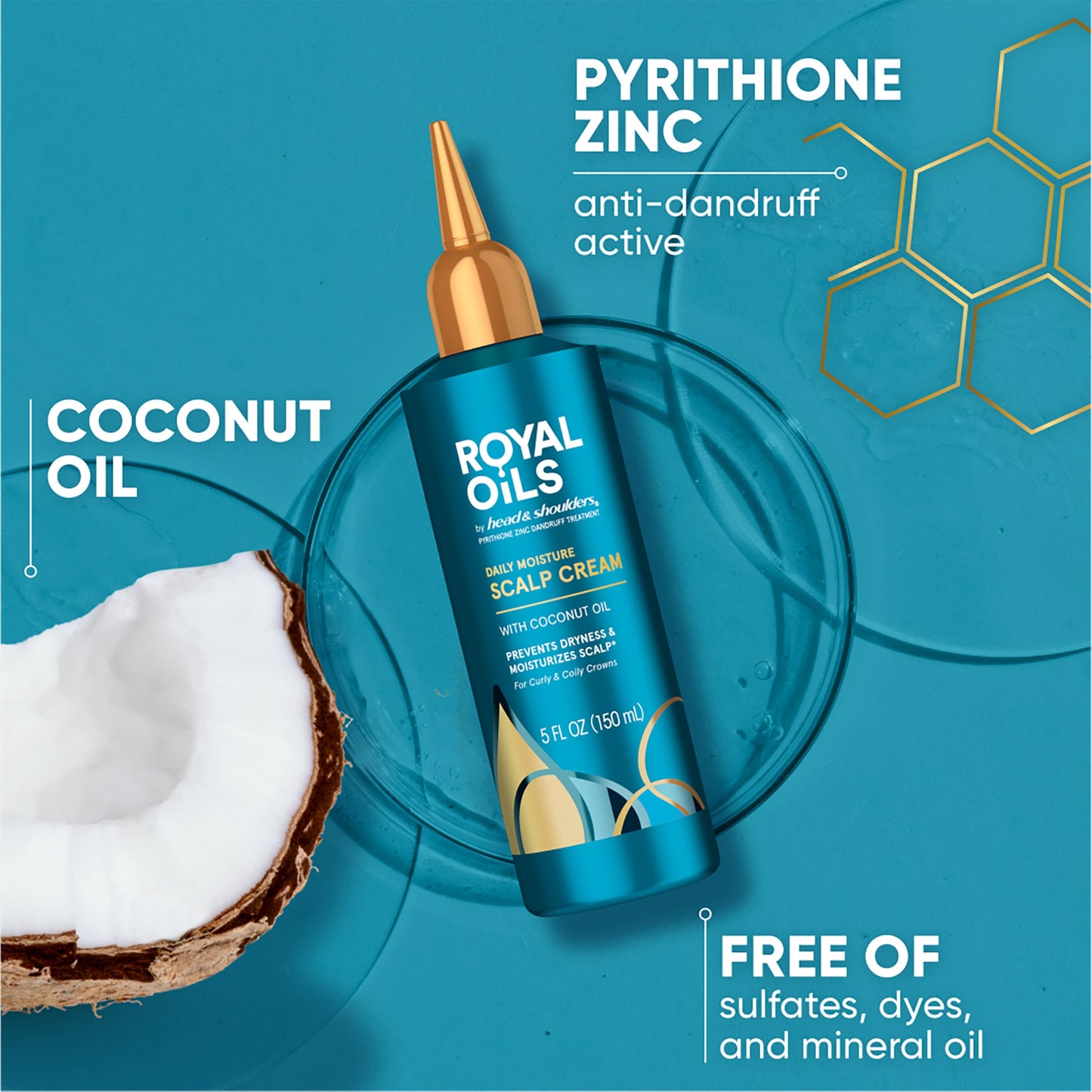 Head & Shoulders Scalp Cream Treatment for Curly Hair