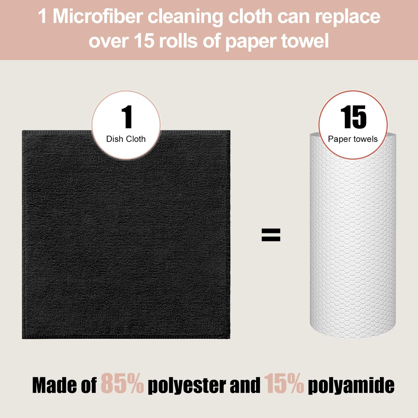 12 Pack Microfiber Cleaning Cloths!