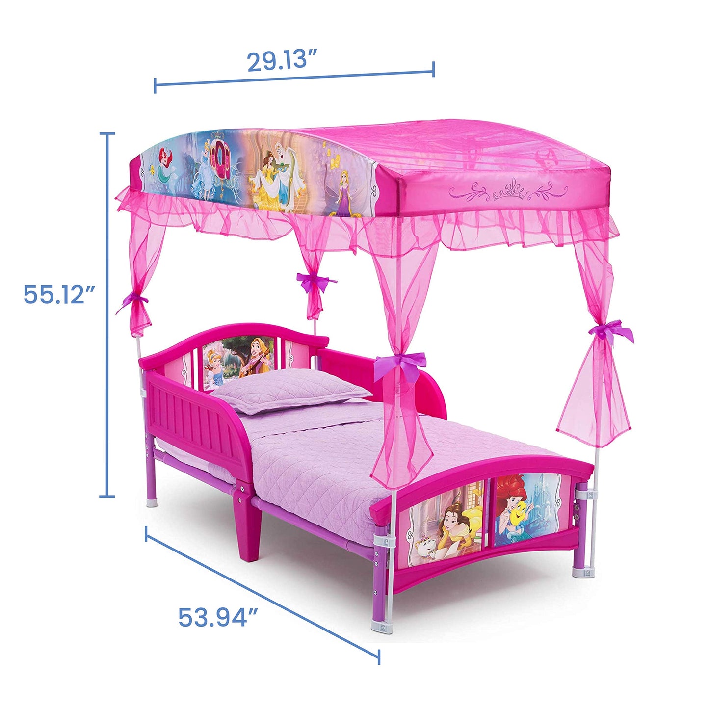 Disney Princess Toddler Canopy Bed by Delta Children