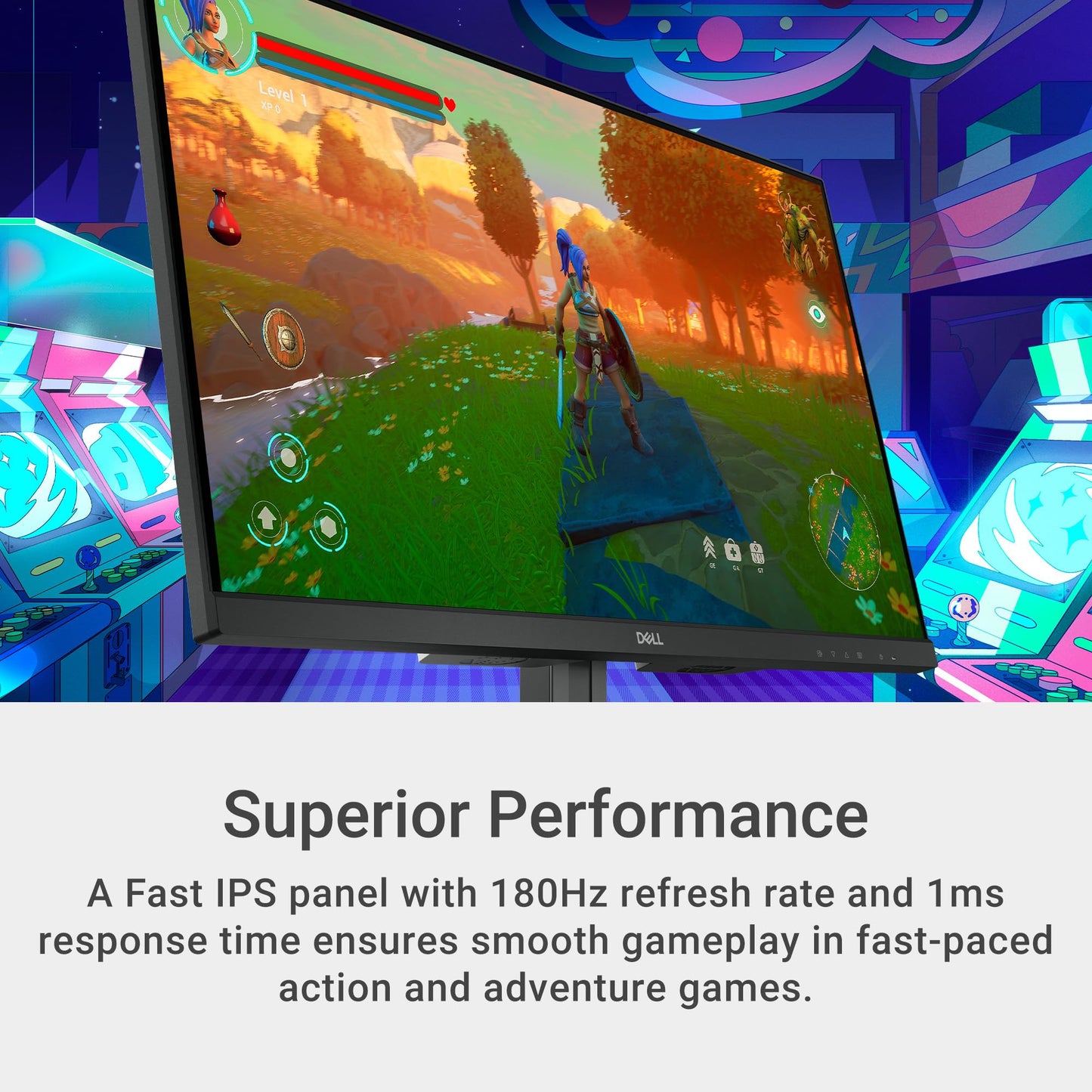 27-inch Dell QHD Gaming Monitor 180Hz 2ms