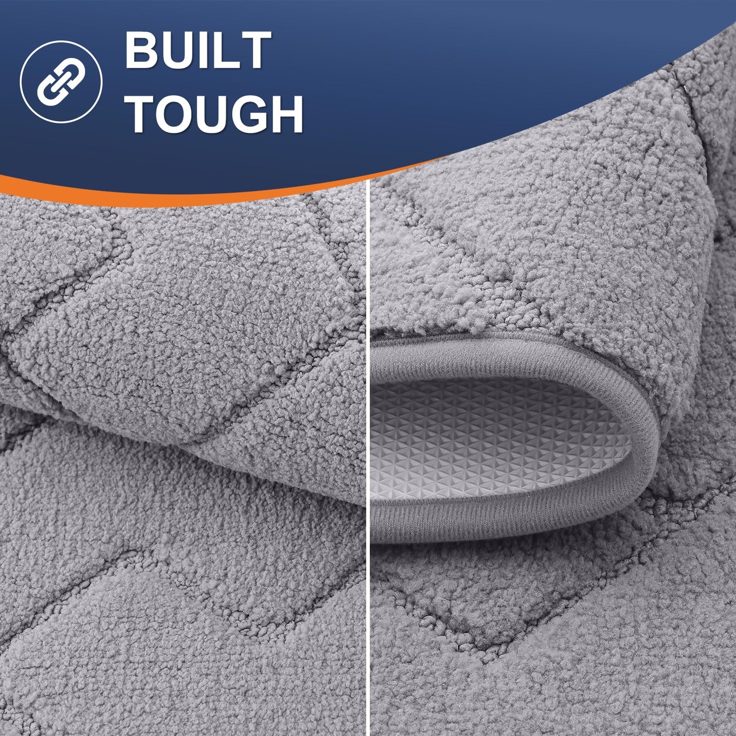 Indoor Door Mat, Dirt Resistant, Non-Slip Rubber