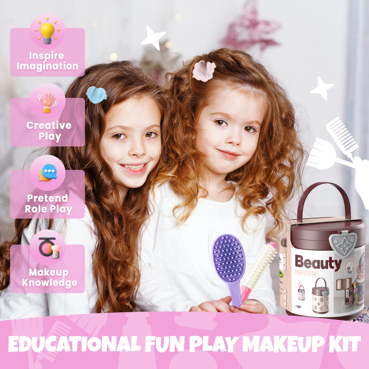 Kids Pretend Makeup Set for Girls 3-8 Years