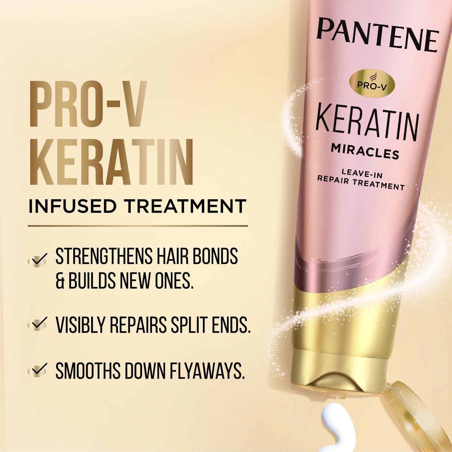 Pantene Keratin Leave-In Conditioner for Damaged Hair