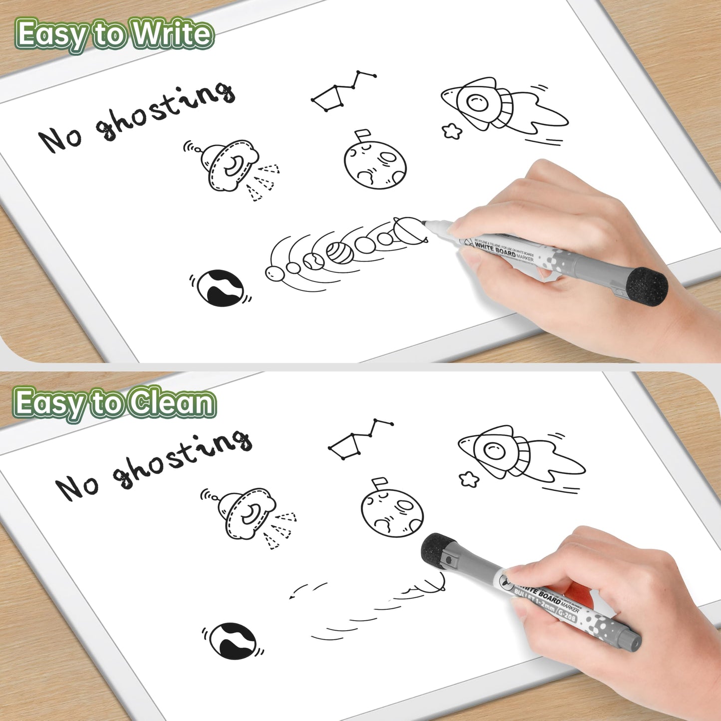 Double Sided Dry Erase Whiteboard for Home