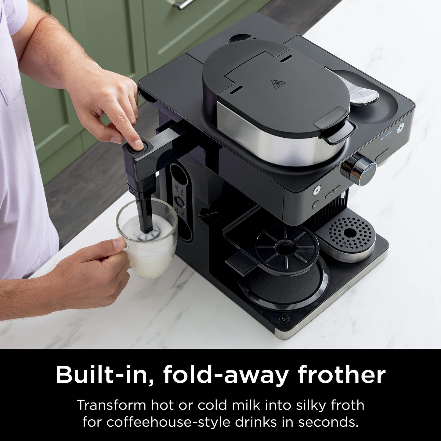 Ninja Espresso Coffee Maker with Frother & Capsules