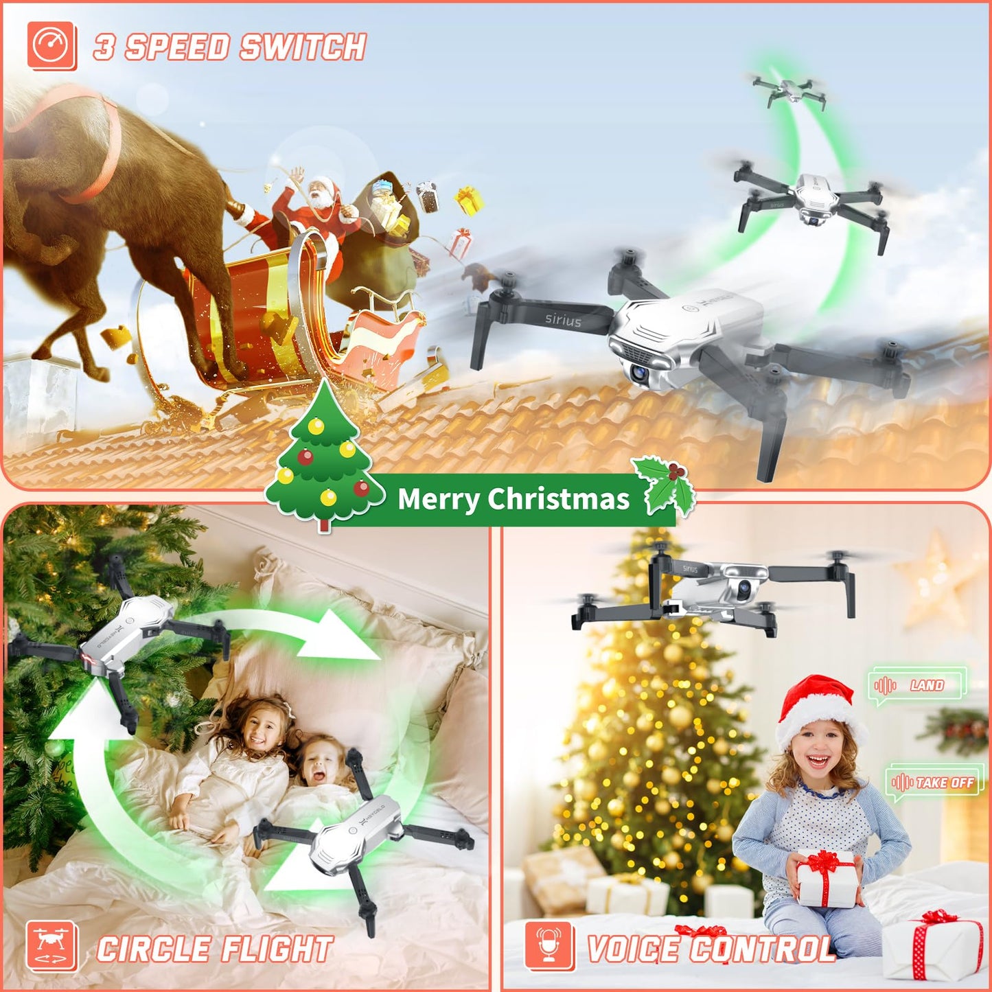 Mini Drone with Camera for Kids and Beginners