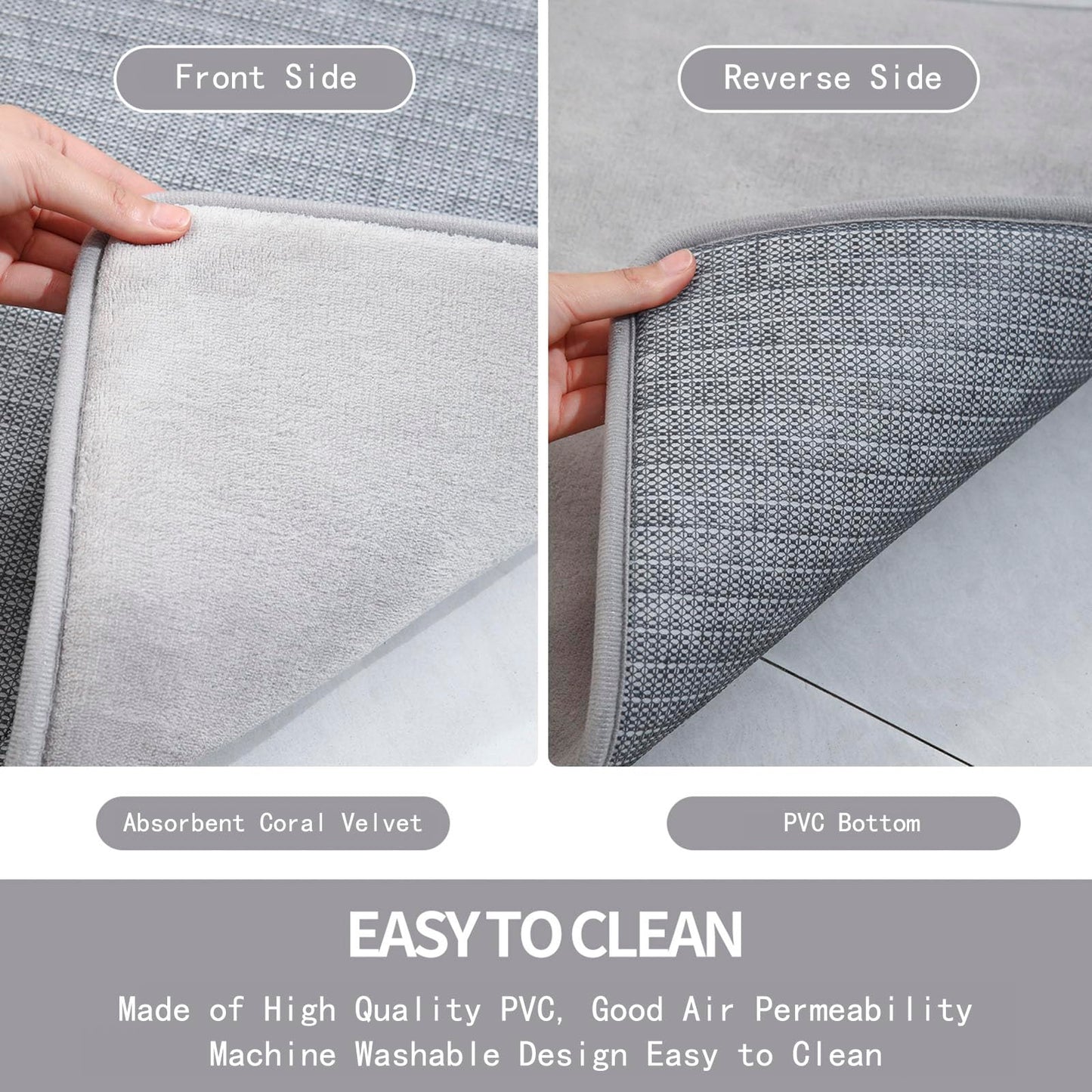 Soft Quick-Dry Memory Foam Bath Mat