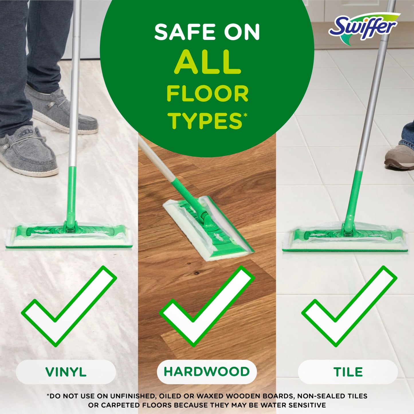 Swiffer 24 Count Wet Mopping Cloths for Floors