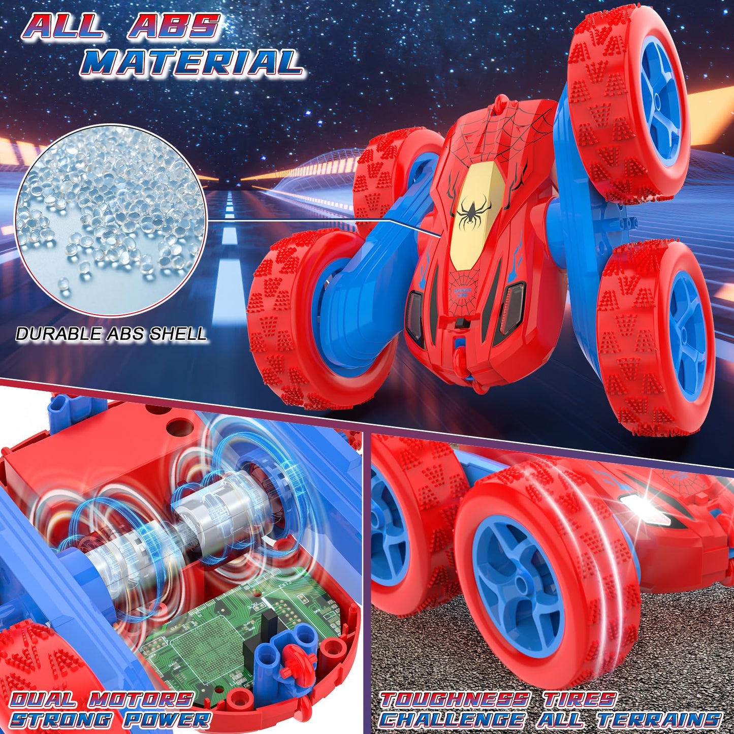 360° Rotating Off-Road RC Stunt Car