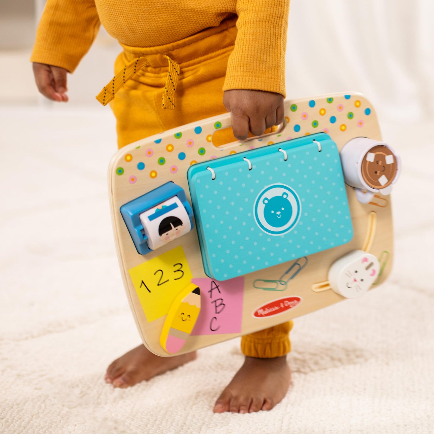 Melissa & Doug Sensory Activity Board for Toddlers