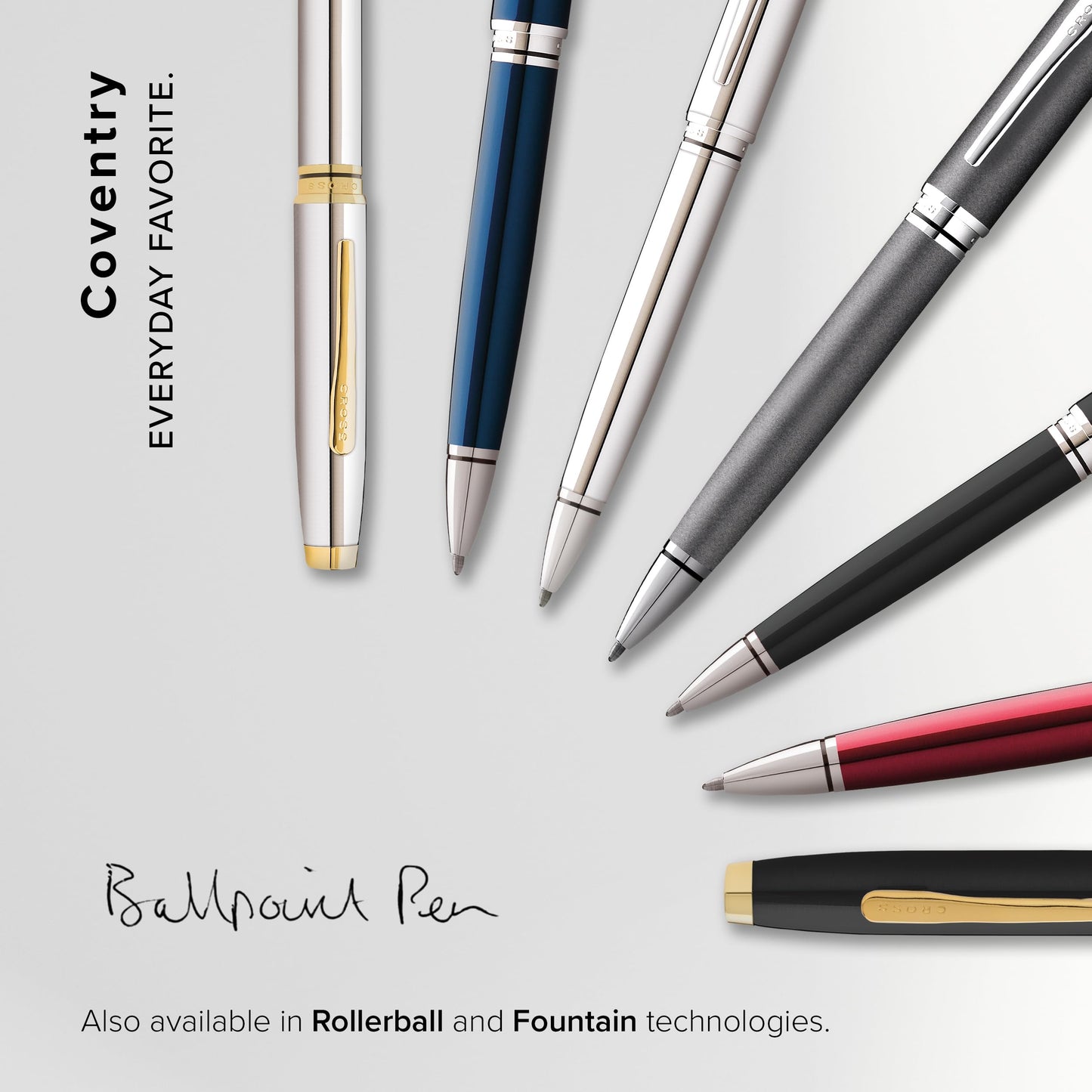 Cross Polished Chrome Ballpoint Pen for Professionals