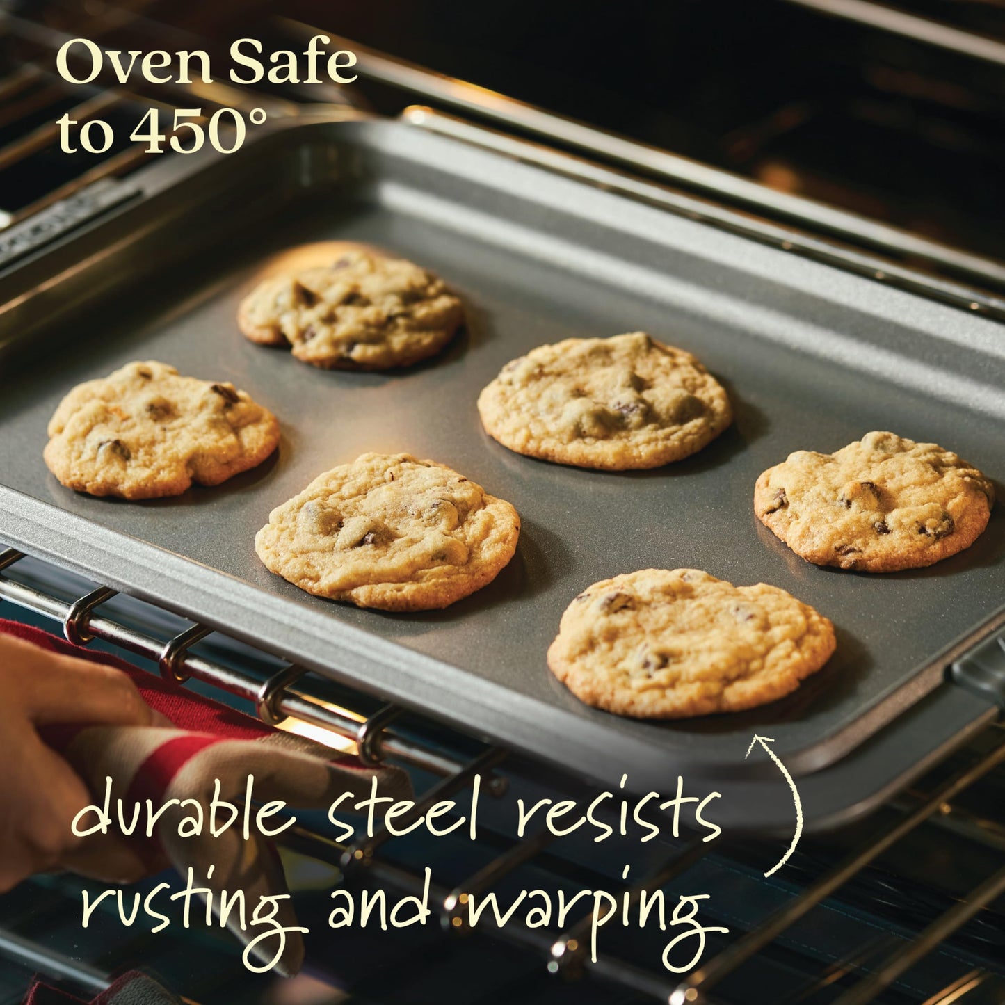 Anolon 2-Piece Steel Crisper Pan Set