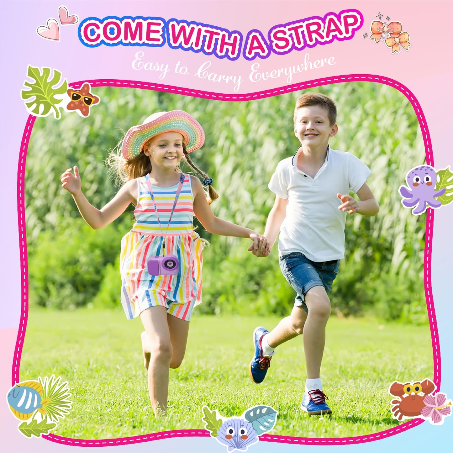 Kids Instant Print Camera for Ages 3-12