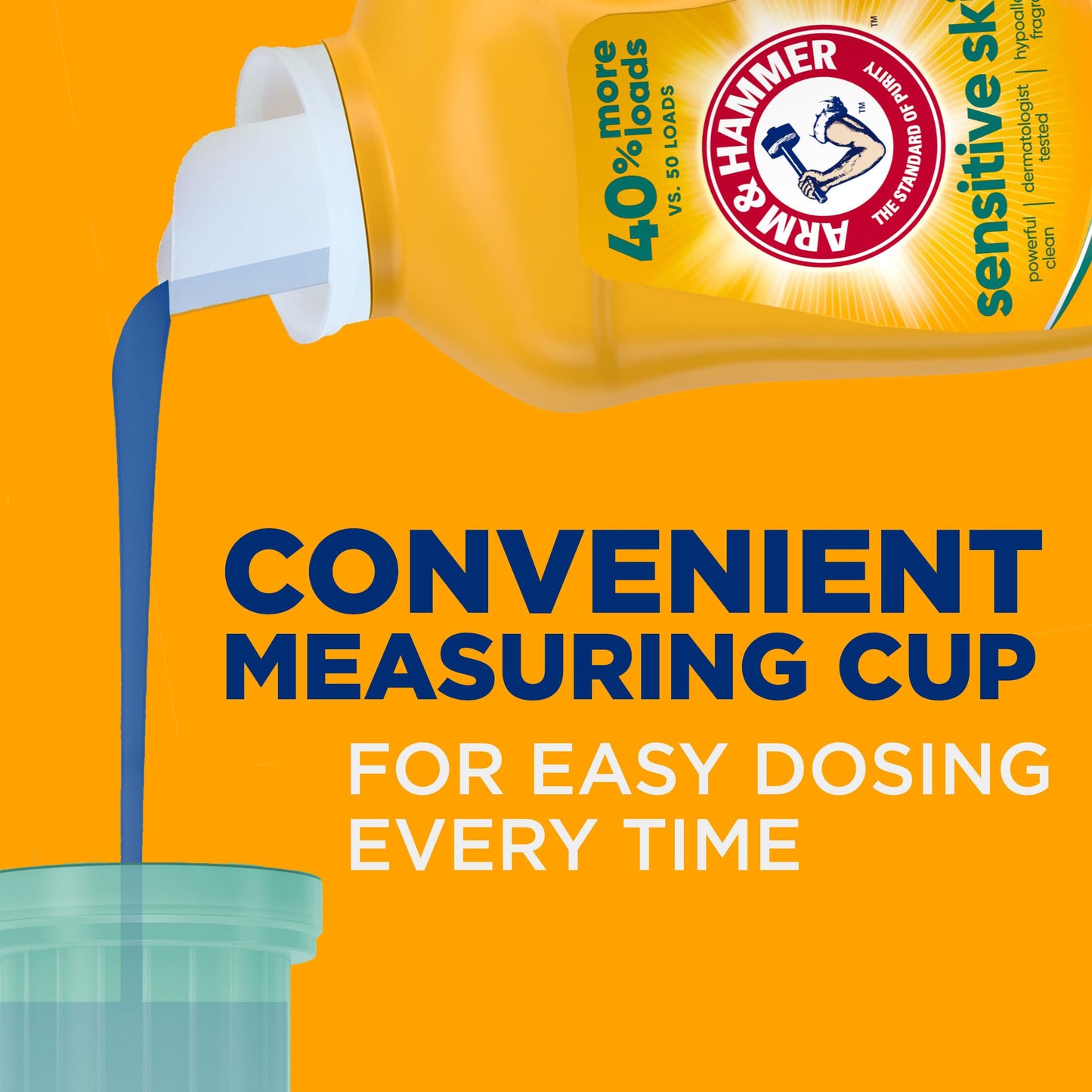 Arm & Hammer Sensitive Skin Laundry Detergent 105 Loads