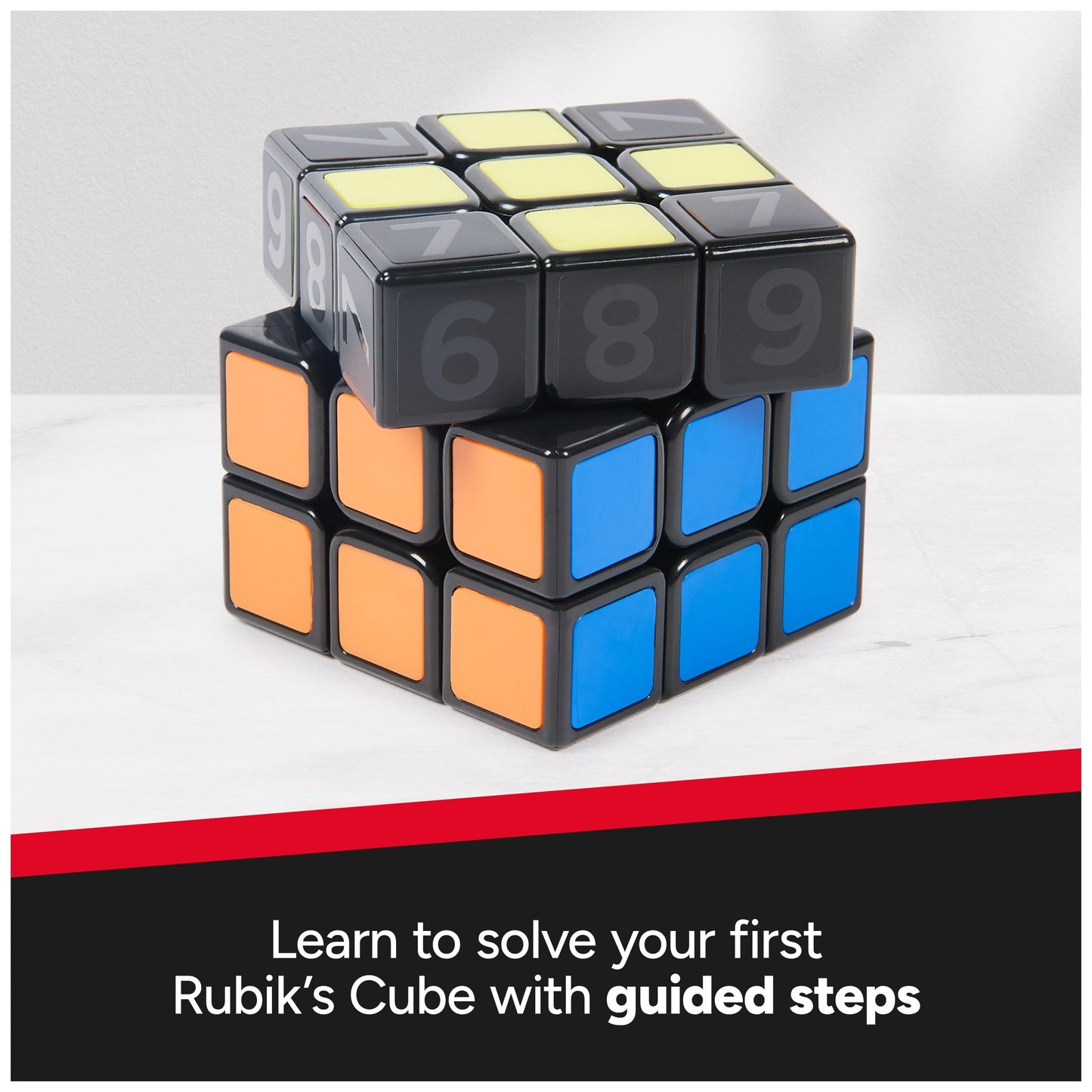 Rubik's Cube Coach with Stickers & Guide