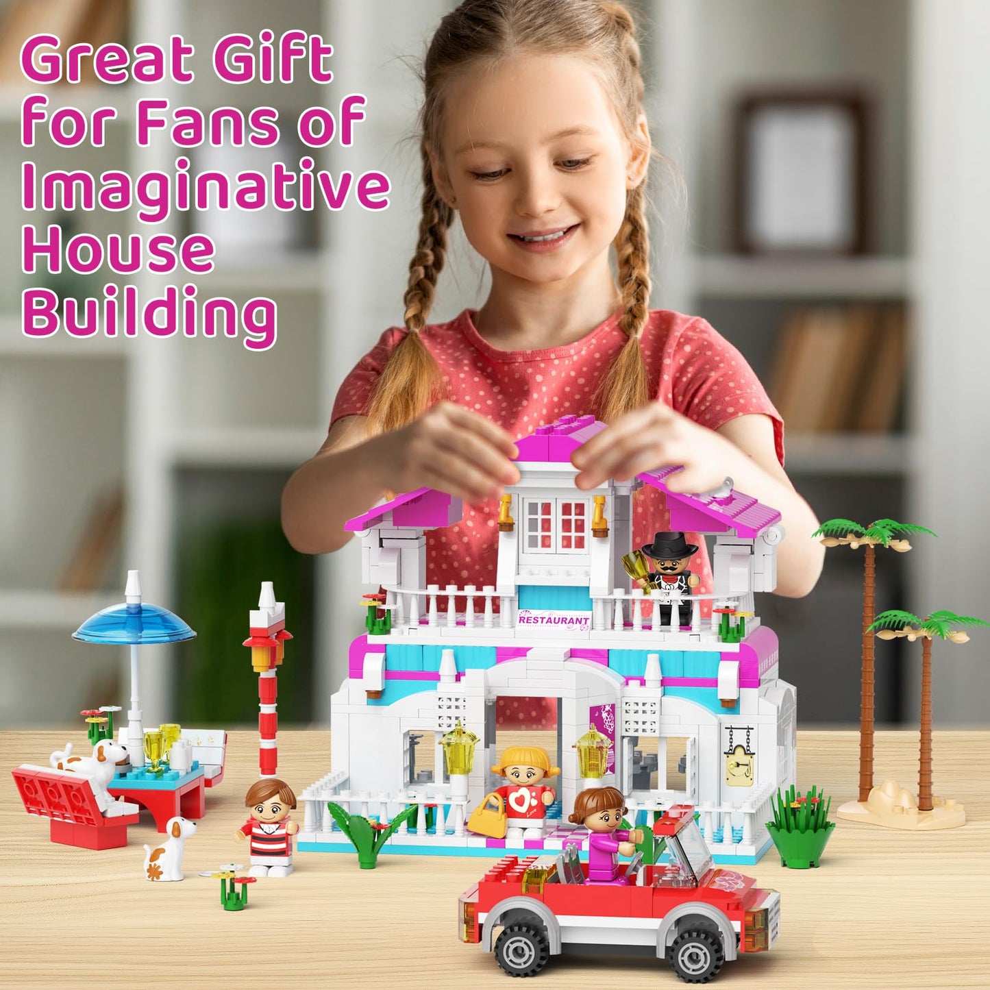 552-Piece STEM Building Block Set for Girls