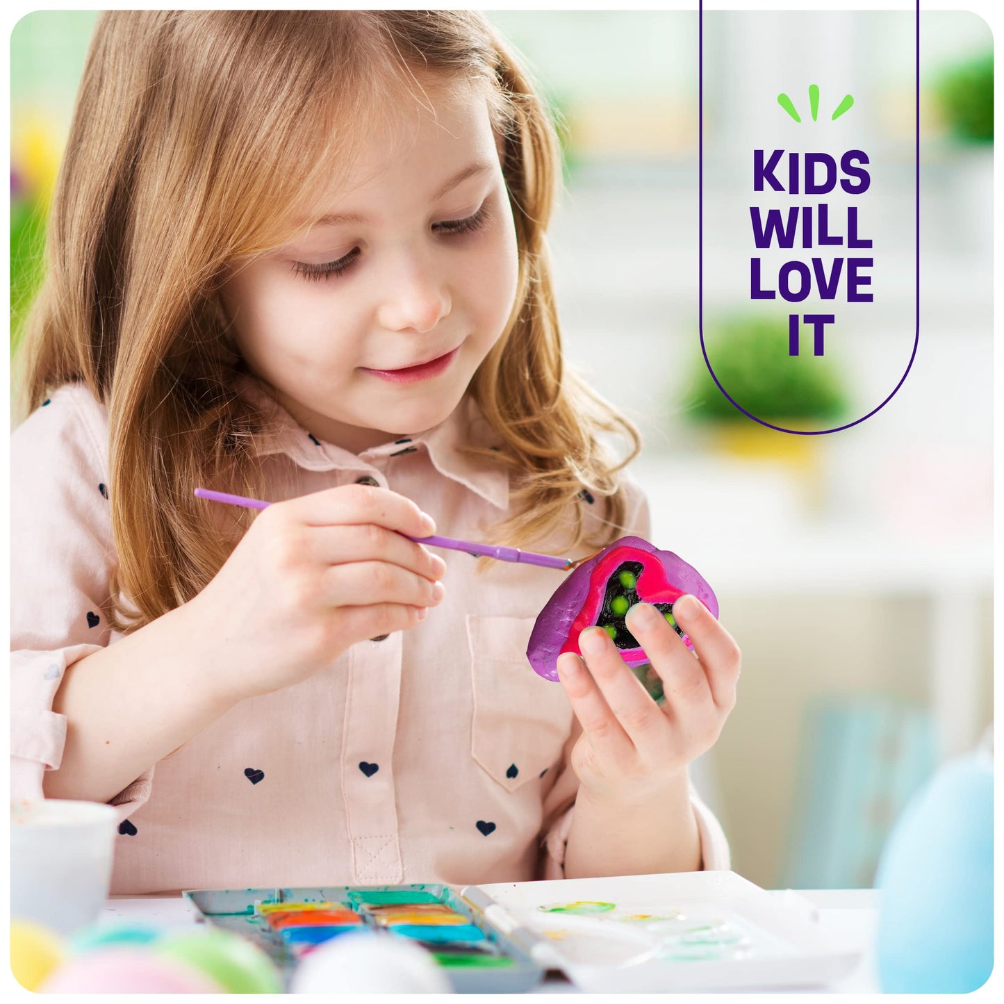 Dan&Darci Rock Painting Kit - Glow in Dark