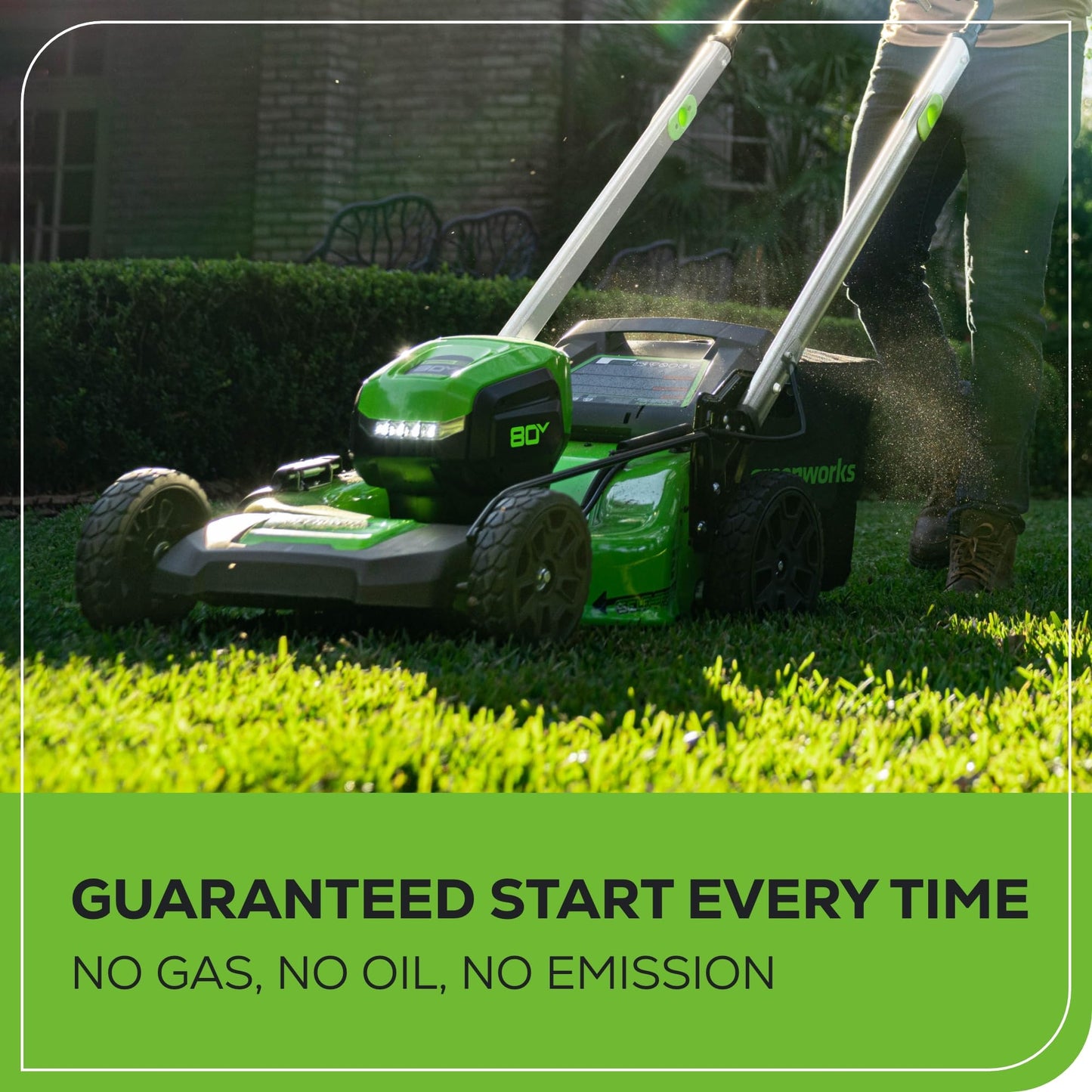 Greenworks 80V Self-Propelled Cordless Lawn Mower