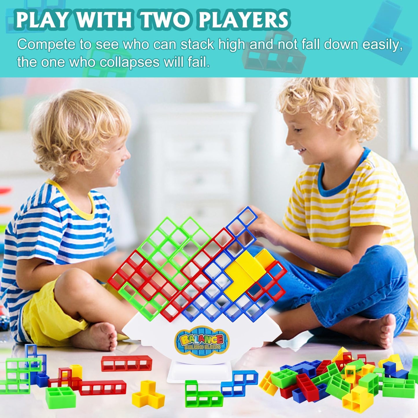 48 Pcs Child Balance Building Toy Set