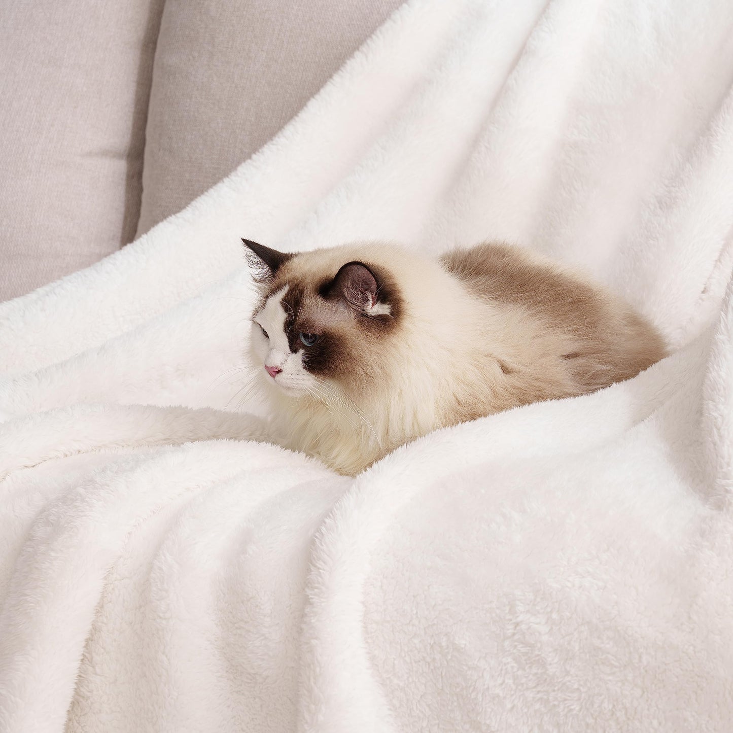 Berkshire Blanket Extra-Fluffy Plush Throw Blanket