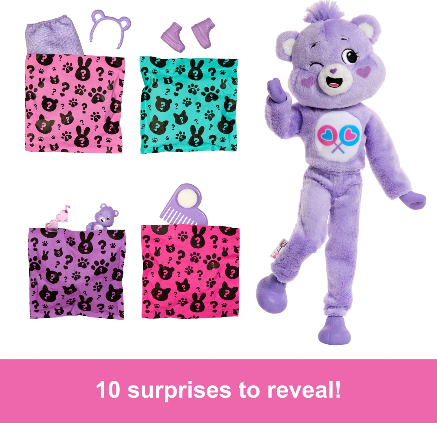 Barbie Cutie Reveal Doll with 10 Surprises